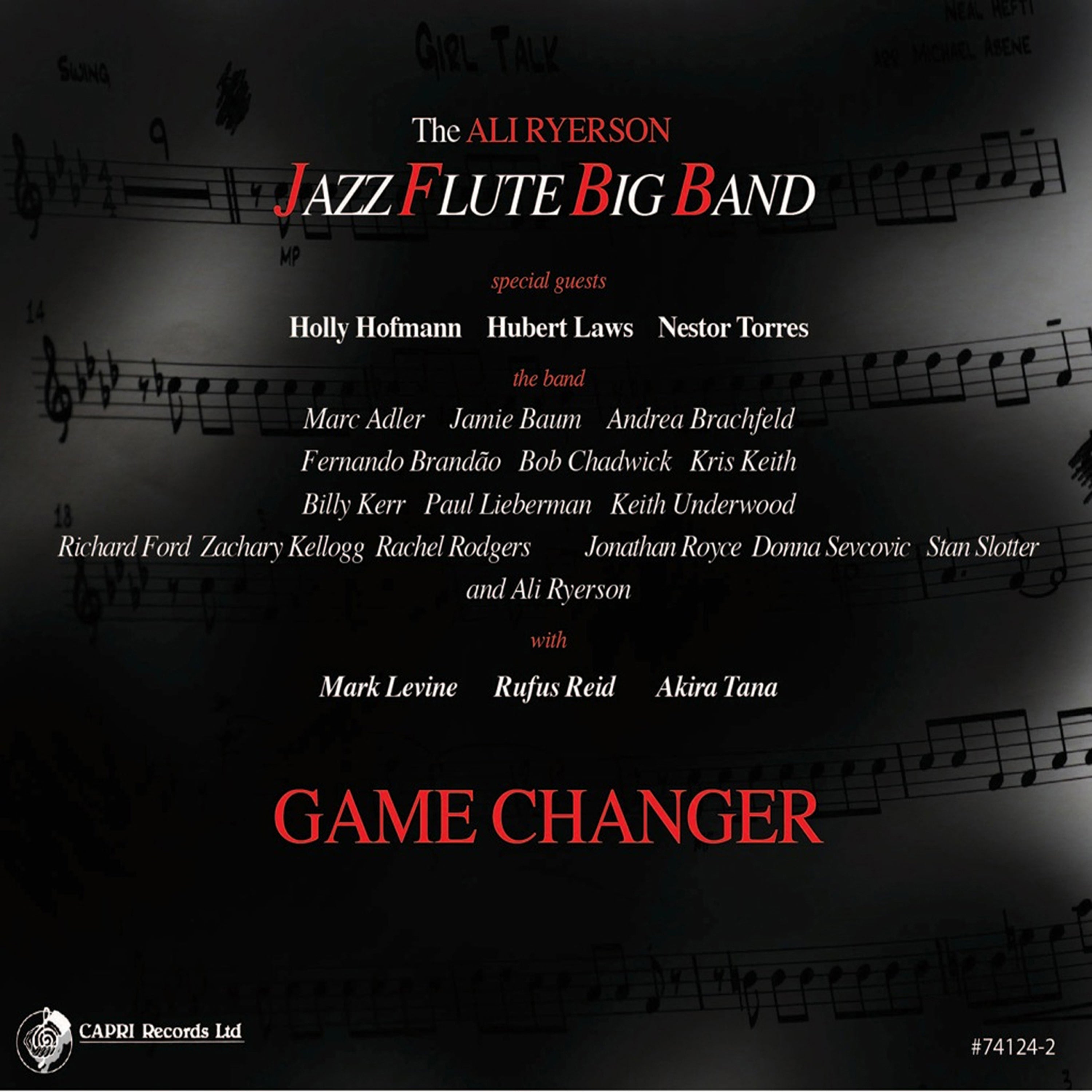 The Ali Ryerson Jazz Flute Big Band - Game Changer (CD)