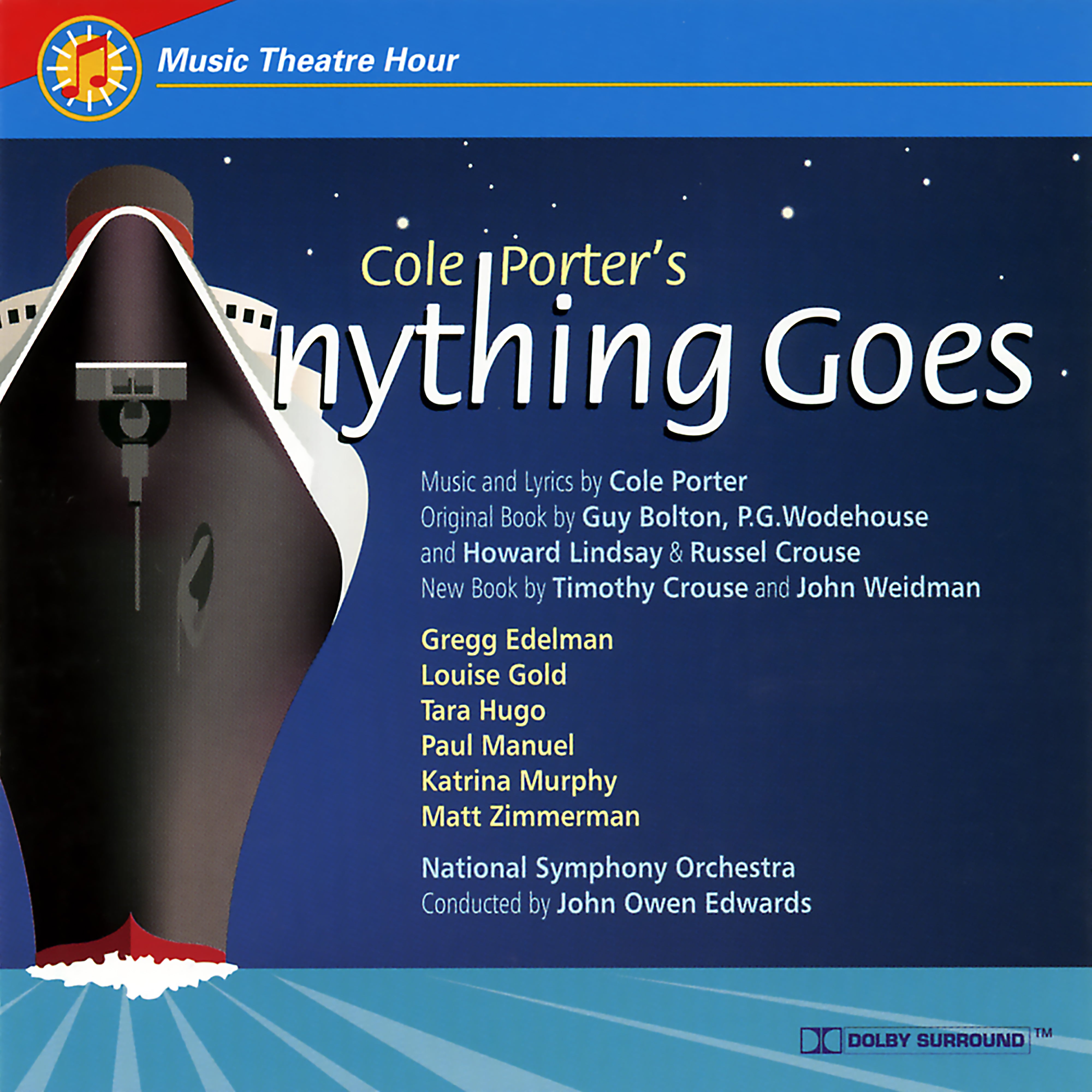 Original Studio Cast (Highlights) Music Theatre Hour - Anything Goes (CD)