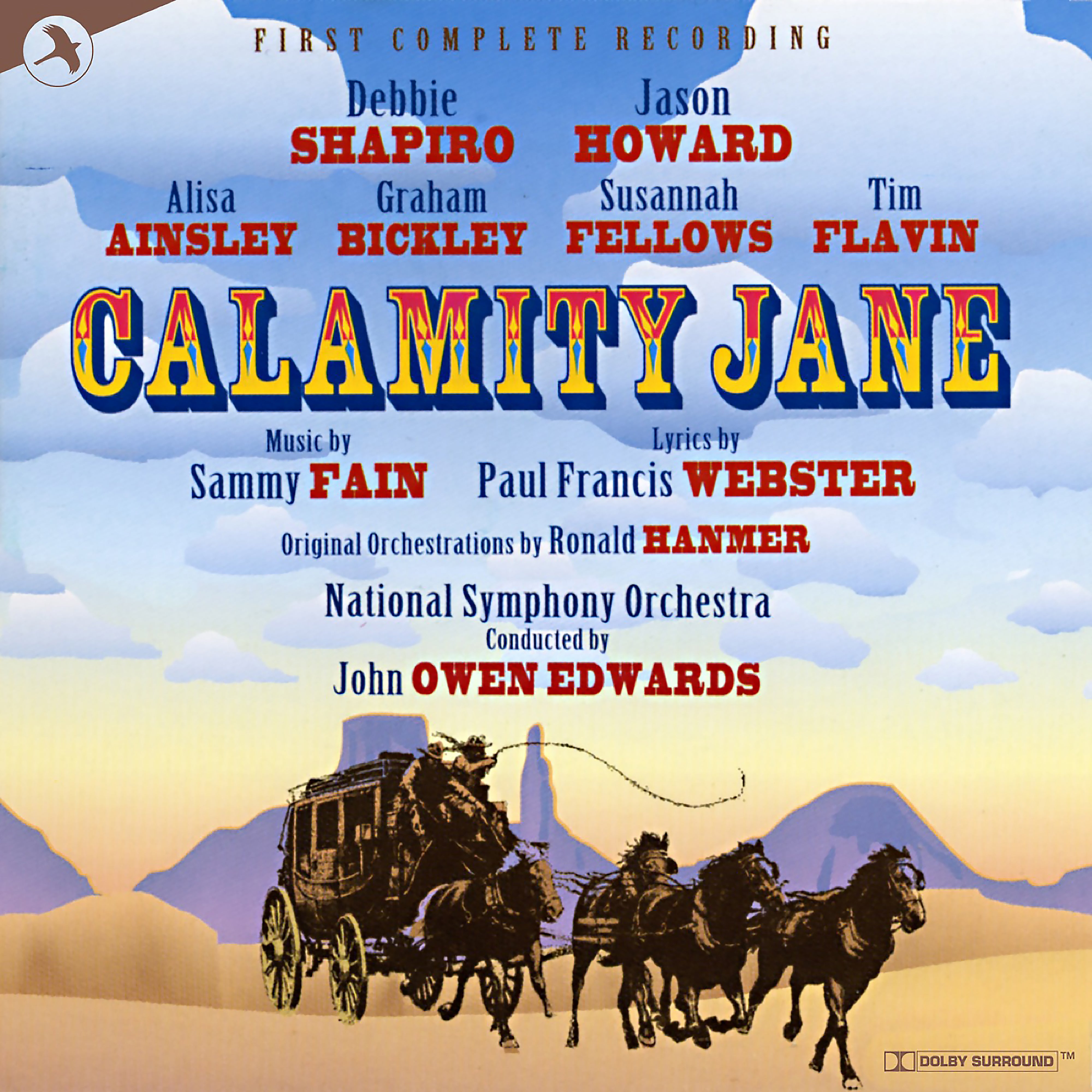 Original Studio Cast - Calamity Jane: First Complete Recording (CD)