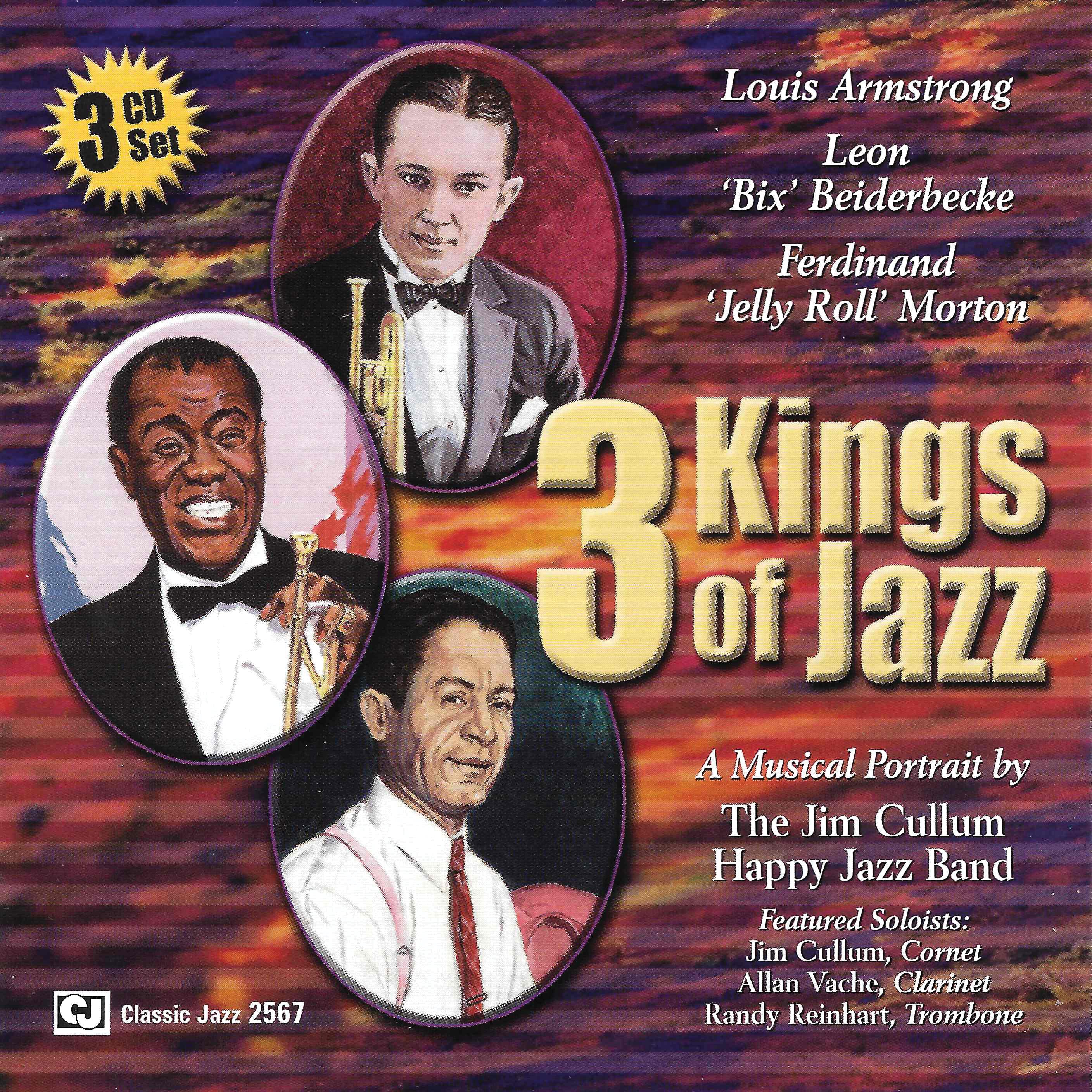 Jim Cullum Happy Jazz Band - 3 Kings Of Jazz (CD)