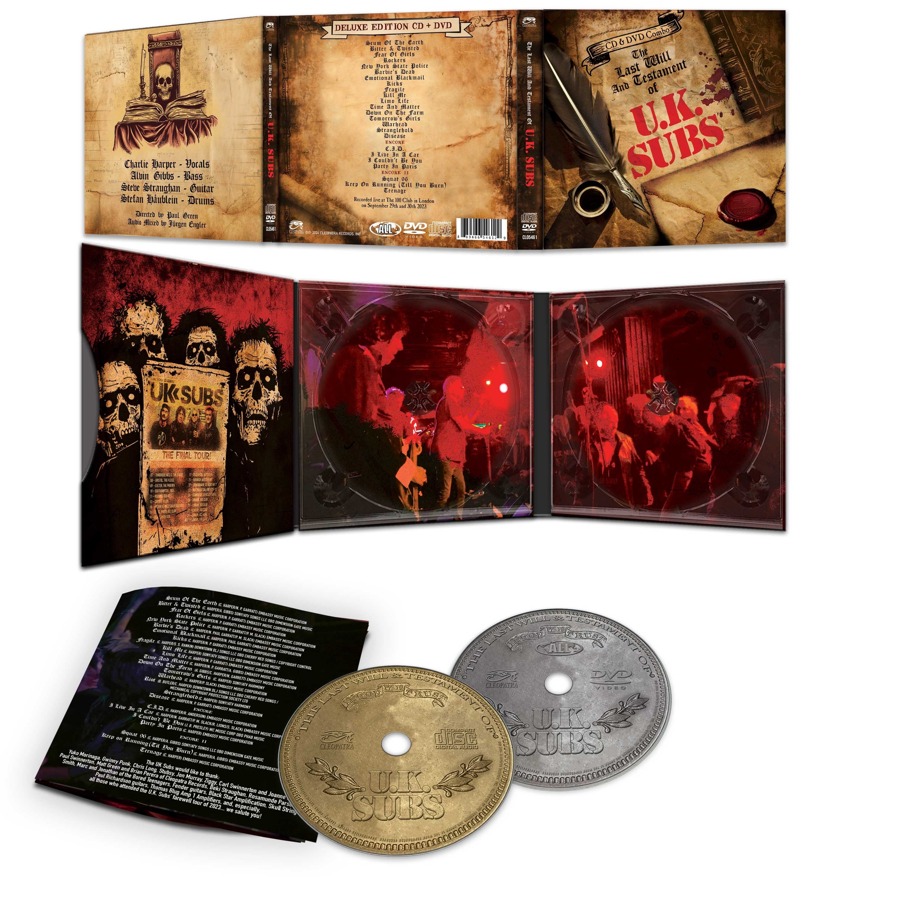 U.K. Subs - The Last Will And Testament Of U.K. Subs (CD/DVD)