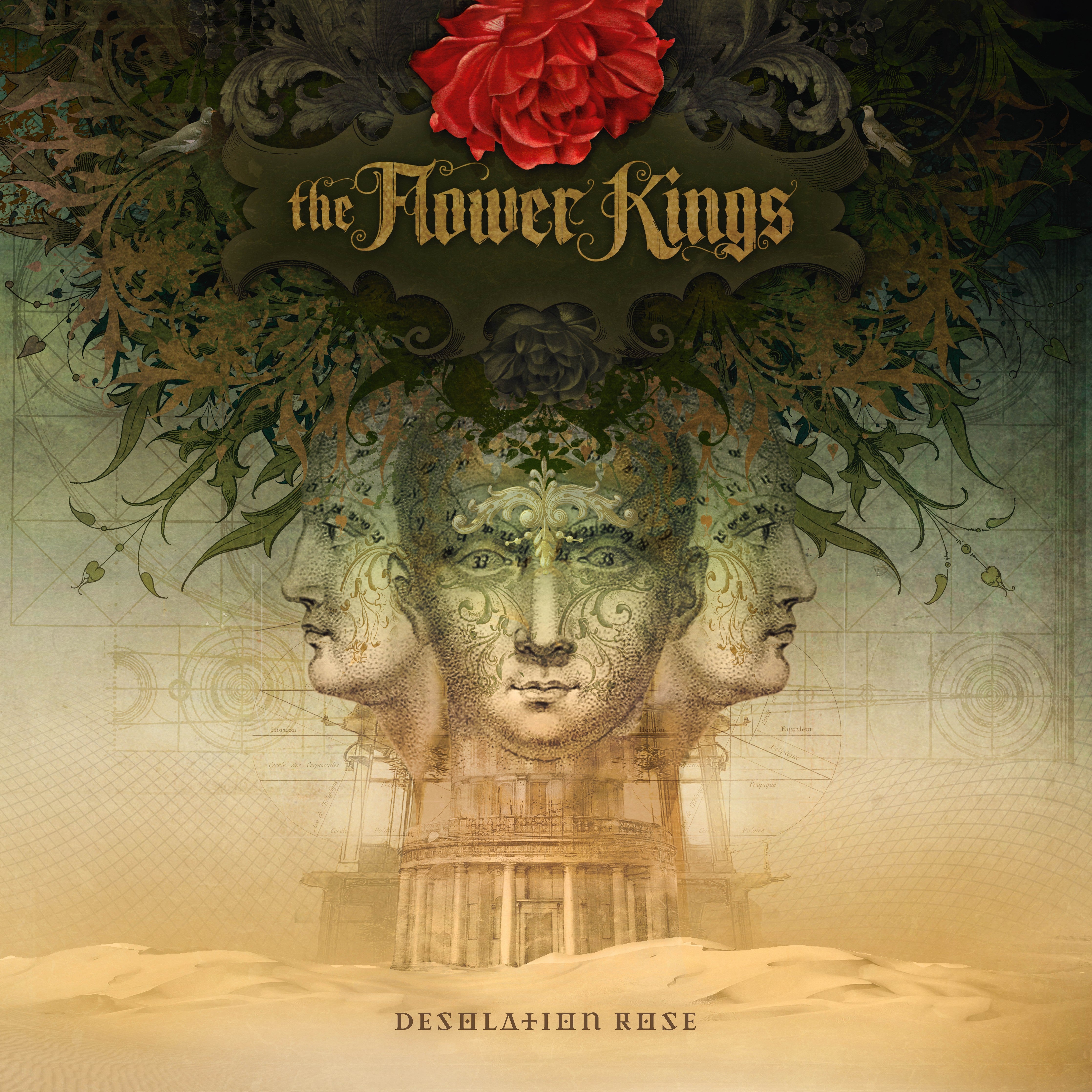 The Flower Kings - Desolation Rose [Dracula: Transparent Black & Red Vinyl] (LP)