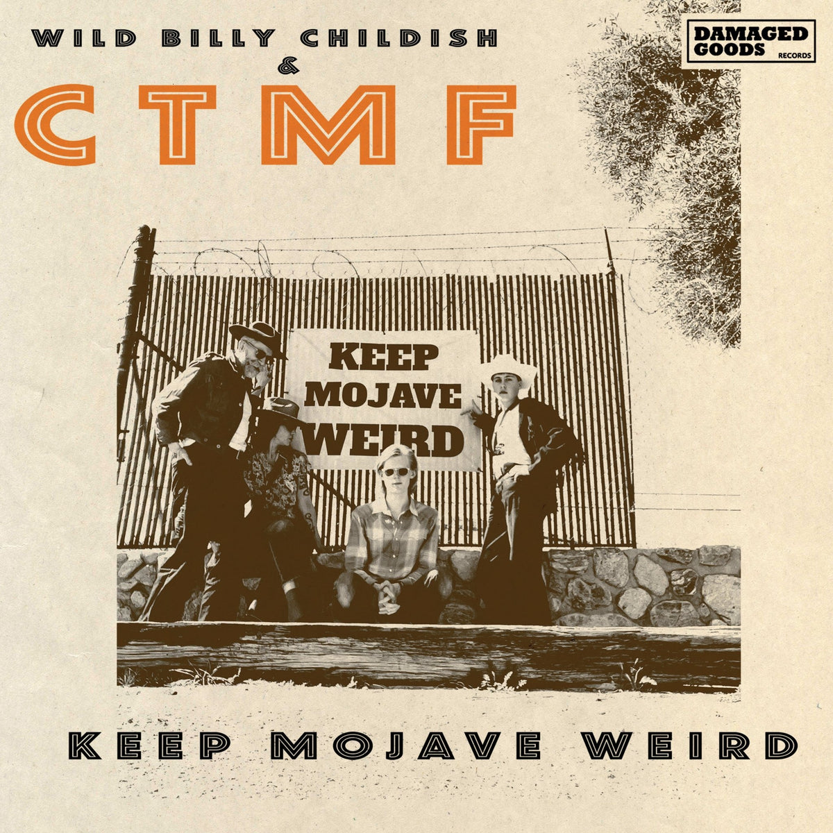 Wild Billy Childish & CTMF - Keep Mojave Weird EP (7 INCH)