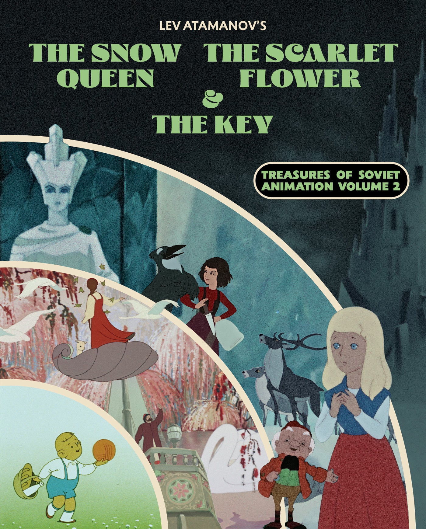 Lev Atamanov's The Snow Queen, The Scarlet Flower & The Key: Treasures Of Soviet Animation Vol. 2 (Blu-ray)