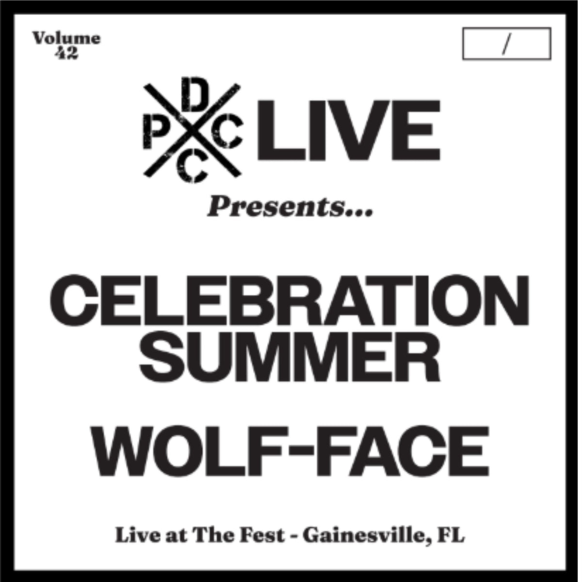 Celebration Summer & Wolf-Face - DCxPC Live Vol. 42 (LP)