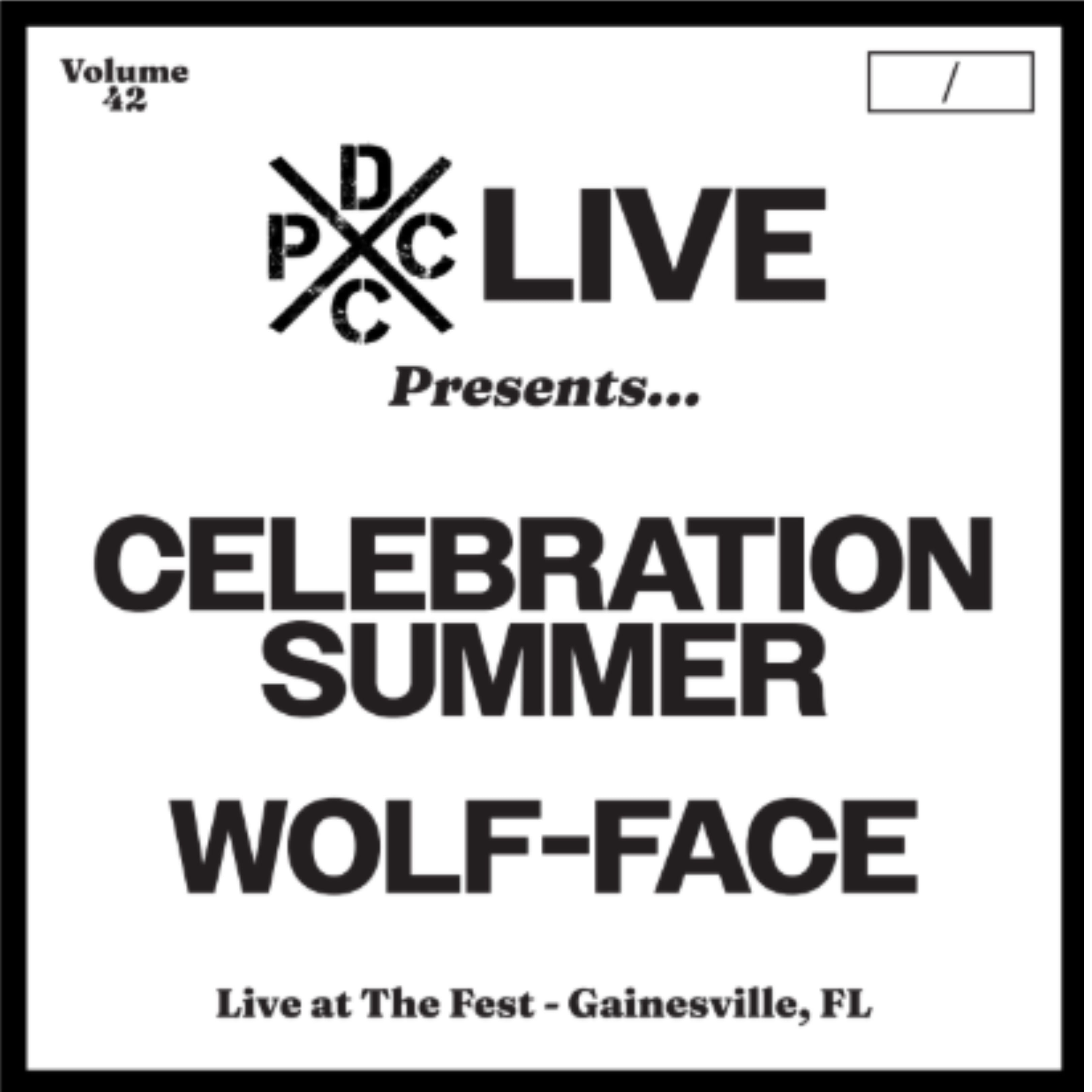 Celebration Summer & Wolf-Face - DCxPC Live Vol. 42 (LP)