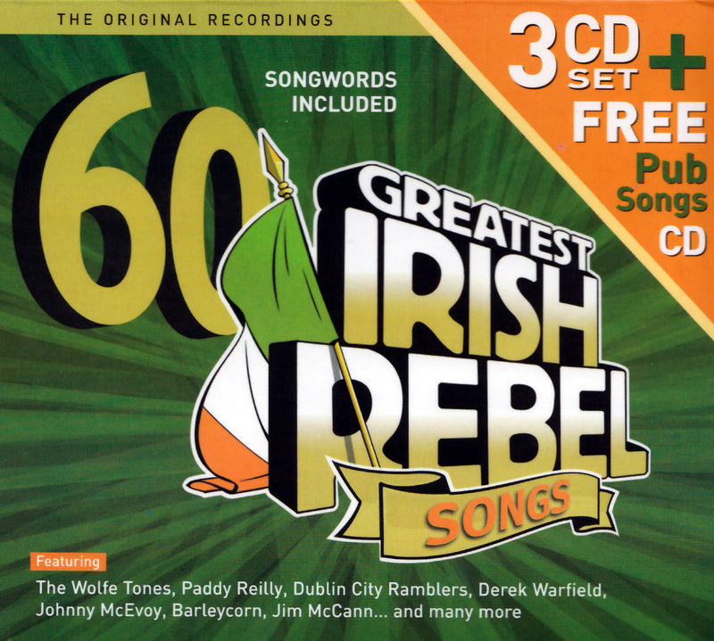 60 Greatest Ever Irish Rebel Songs (CD)