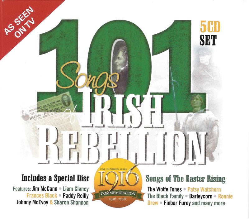 101 Songs Of Irish Rebellion 5 CD Set (CD)