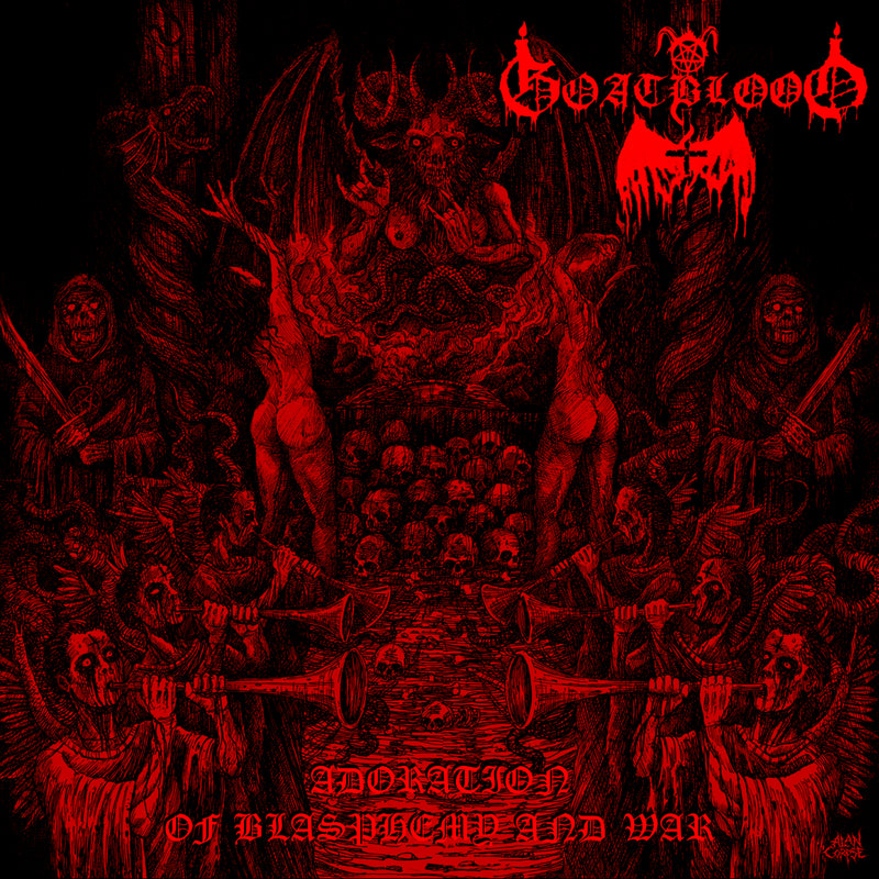 Goatblood - Adoration Of Blasphemy And War (CD)