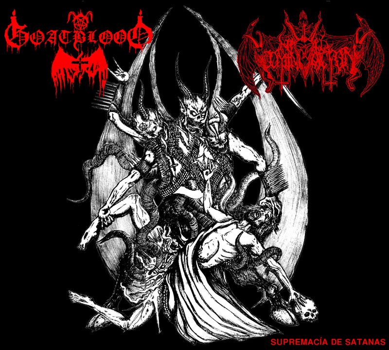 Goatblood / Nihil Domination - Supremacia De Satanas (CD)