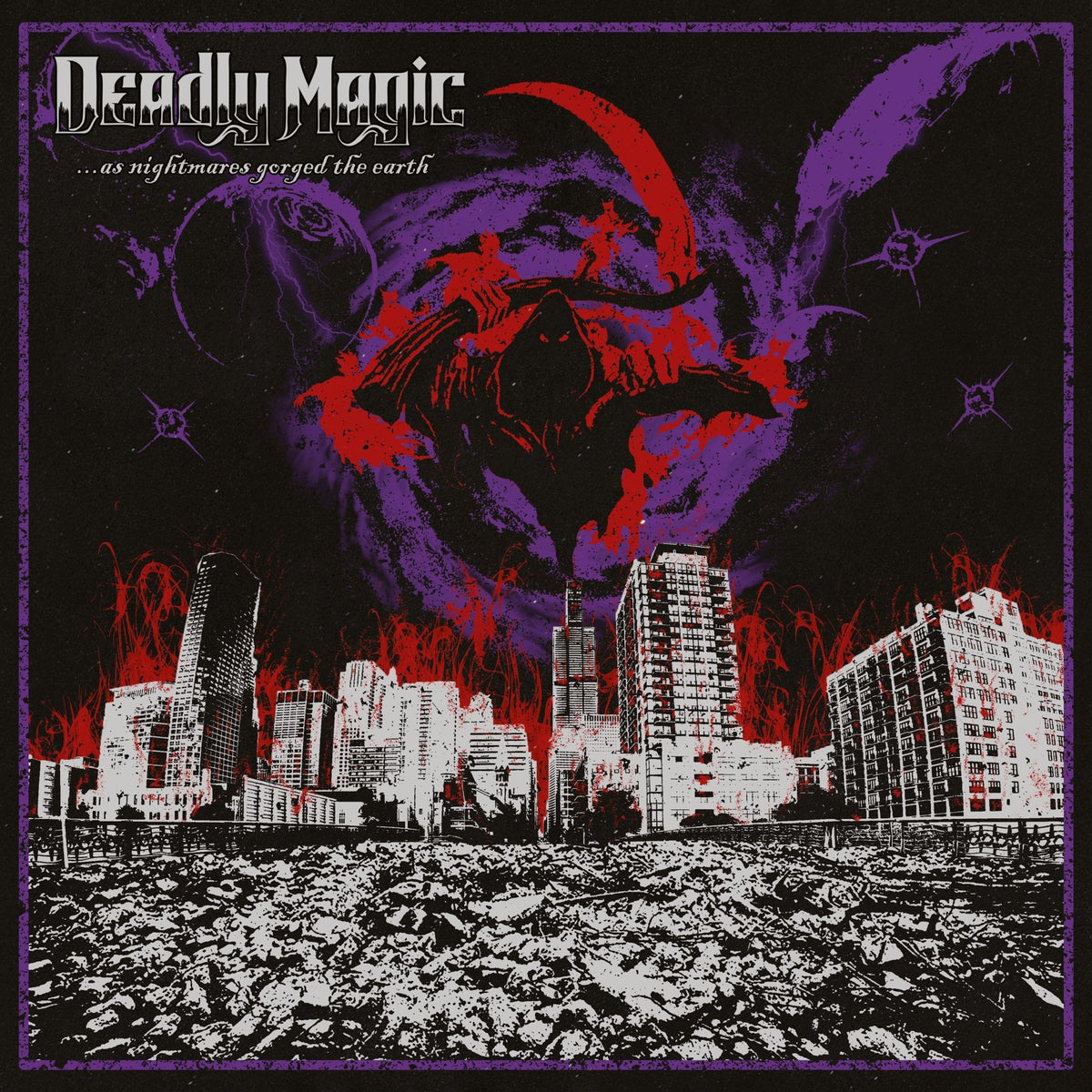 Deadly Magic - ...As Nightmares Gorged The Earth (LP)