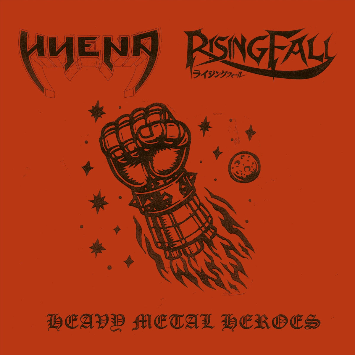 Hyena & Risingfall - Heavy Metal Heroes (LP)
