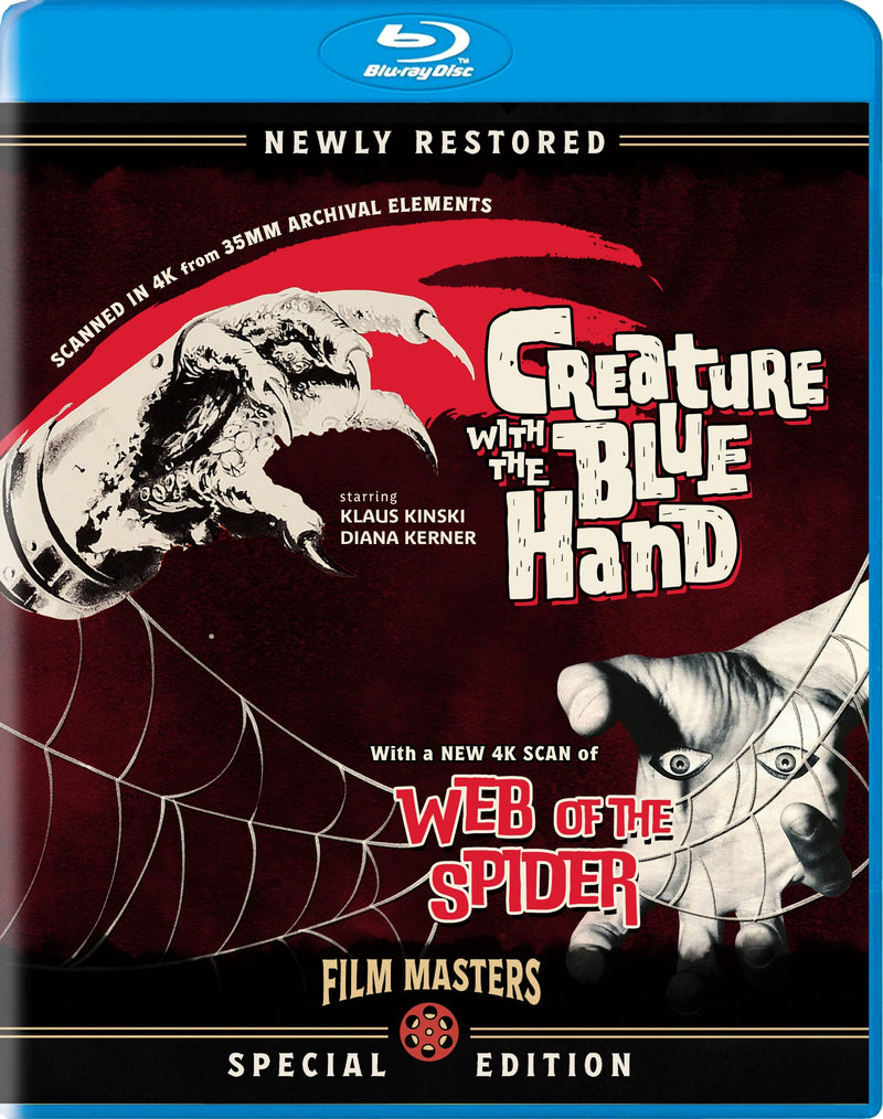 Creature With The Blue Hand (1967) With Bonus Film, Web Of The Spider (1971) (Blu-ray)