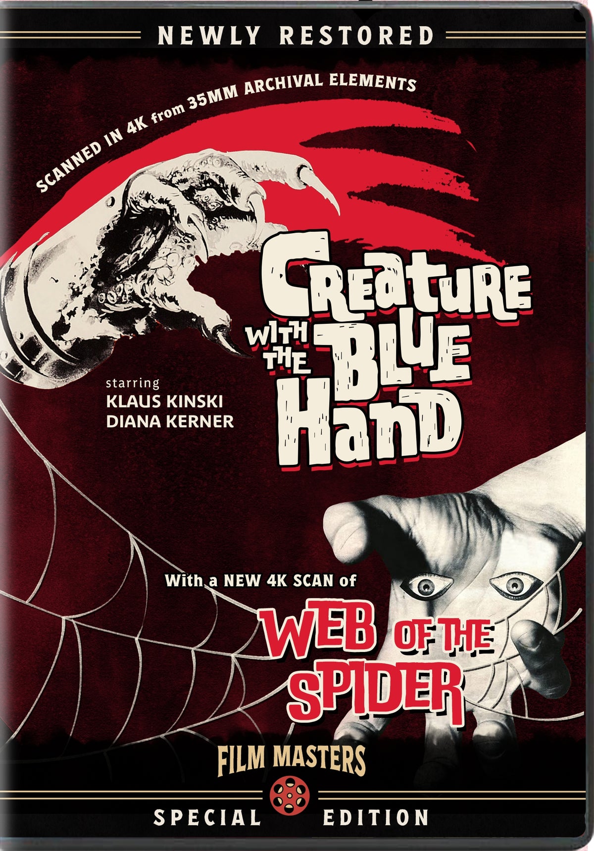 Creature With The Blue Hand (1967) With Bonus Film, Web Of The Spider