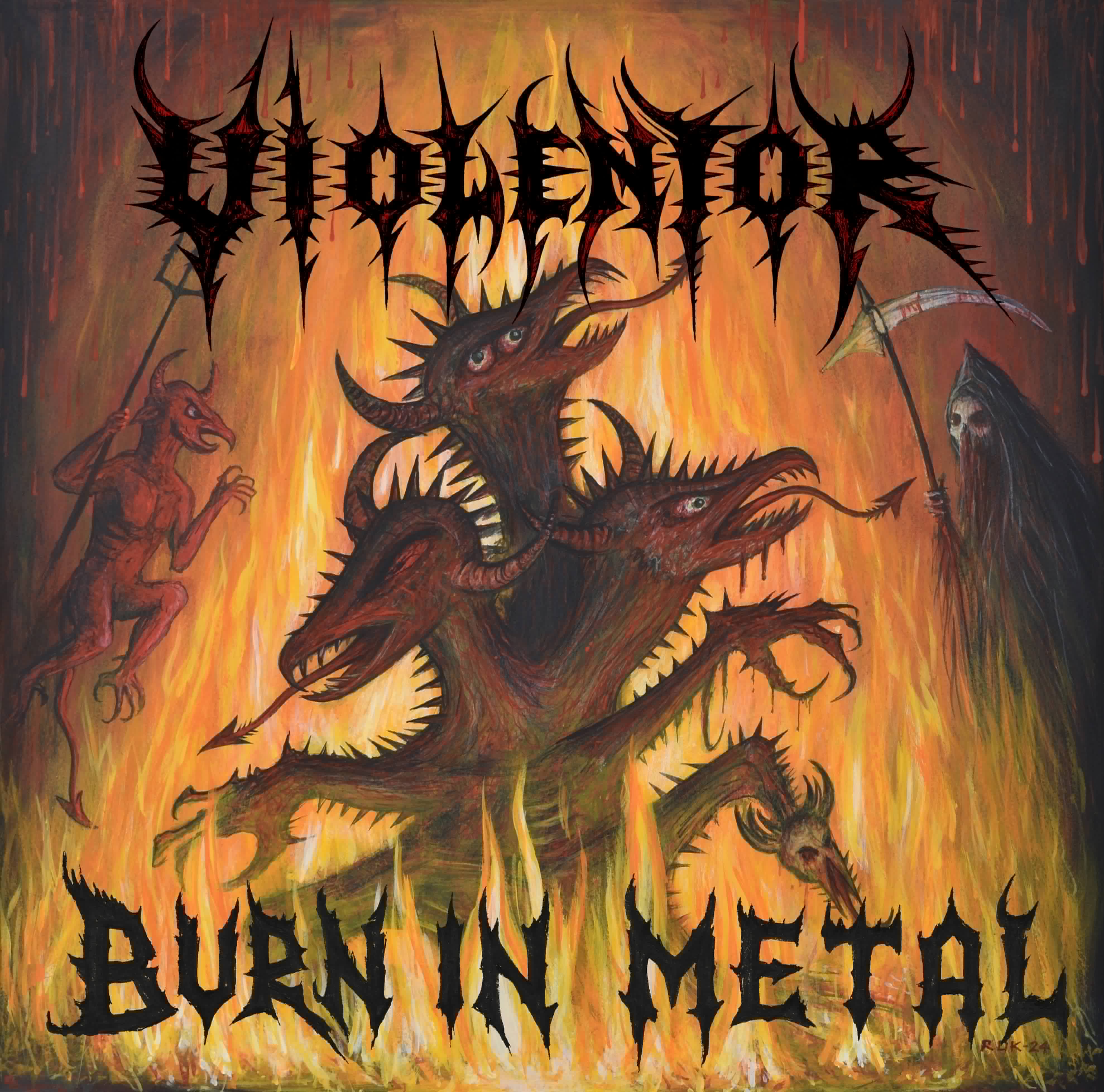 VIOLENTOR - Burn In Metal (CD)