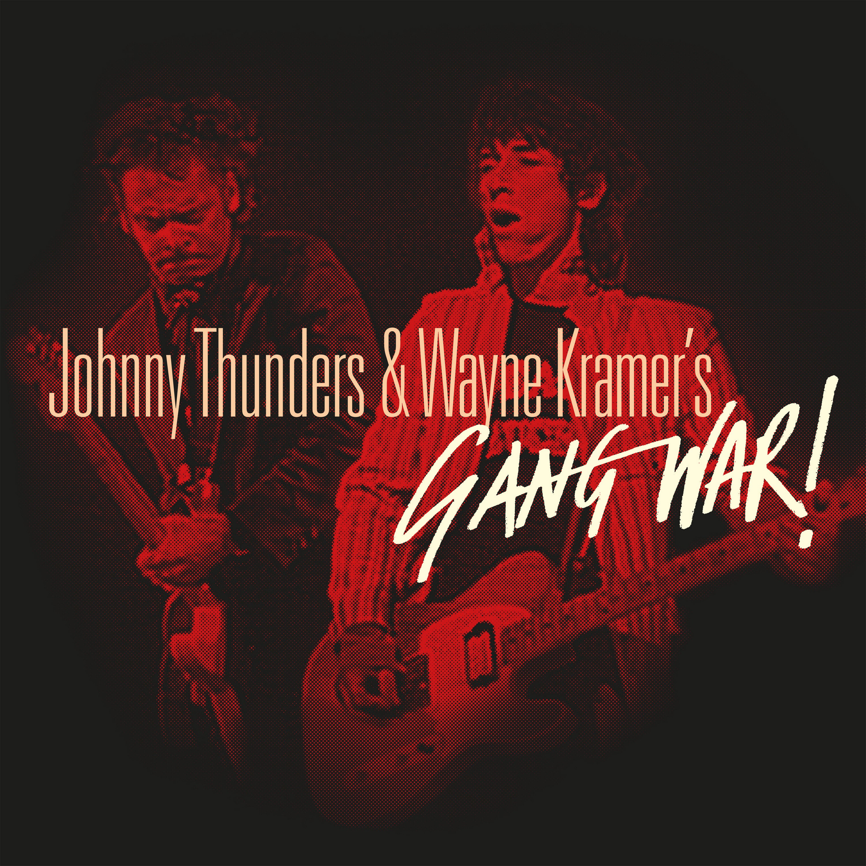 Johnny Thunders & Wayne Kramer - Gang War! [Transparent Red & Black Splattered Vinyl] (LP)