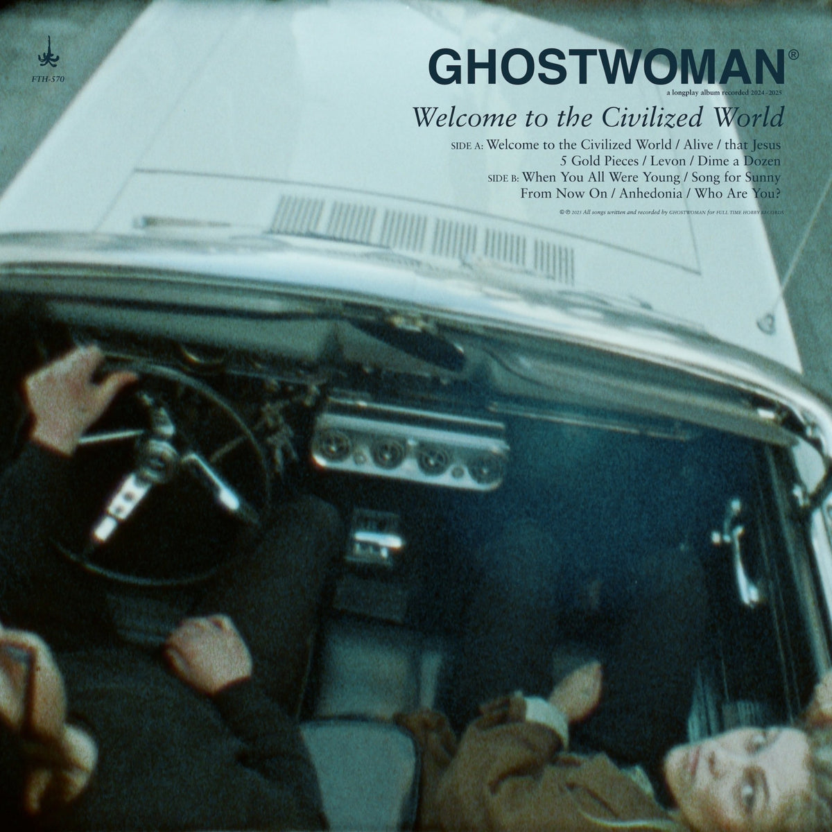 GHOSTWOMAN - Welcome to the Civilized World (Coke Bottle Clear Vinyl) (LP)