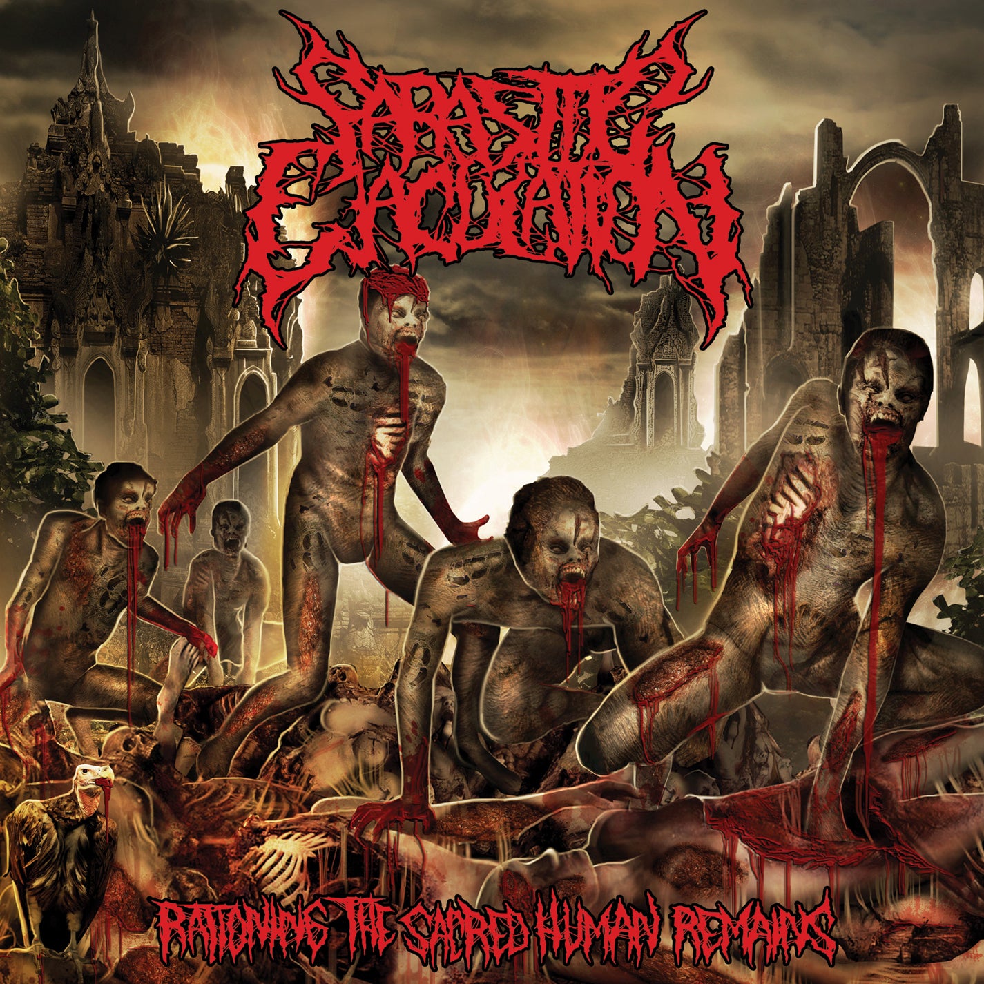 Parasitic Ejaculation - Rationing The Sacred Human Remains (CD)