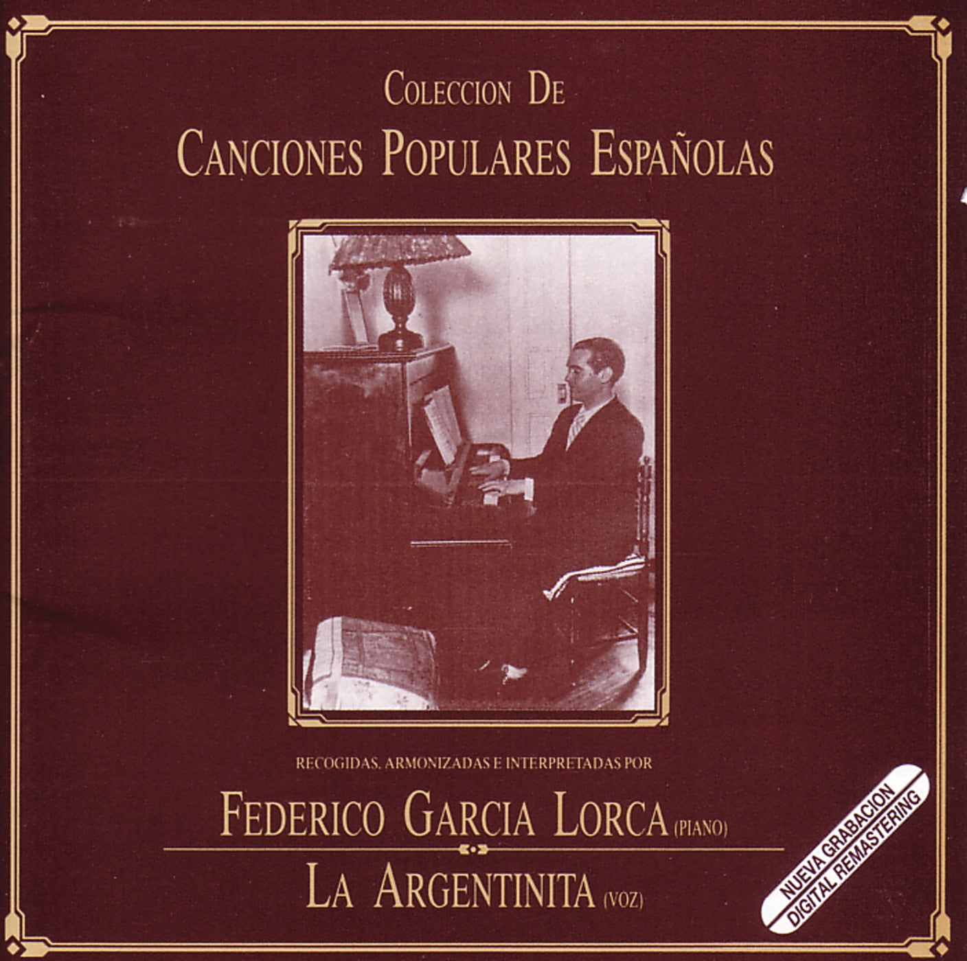 Federico Garcia Lorca - Canciones Populares Espanolas (CD)