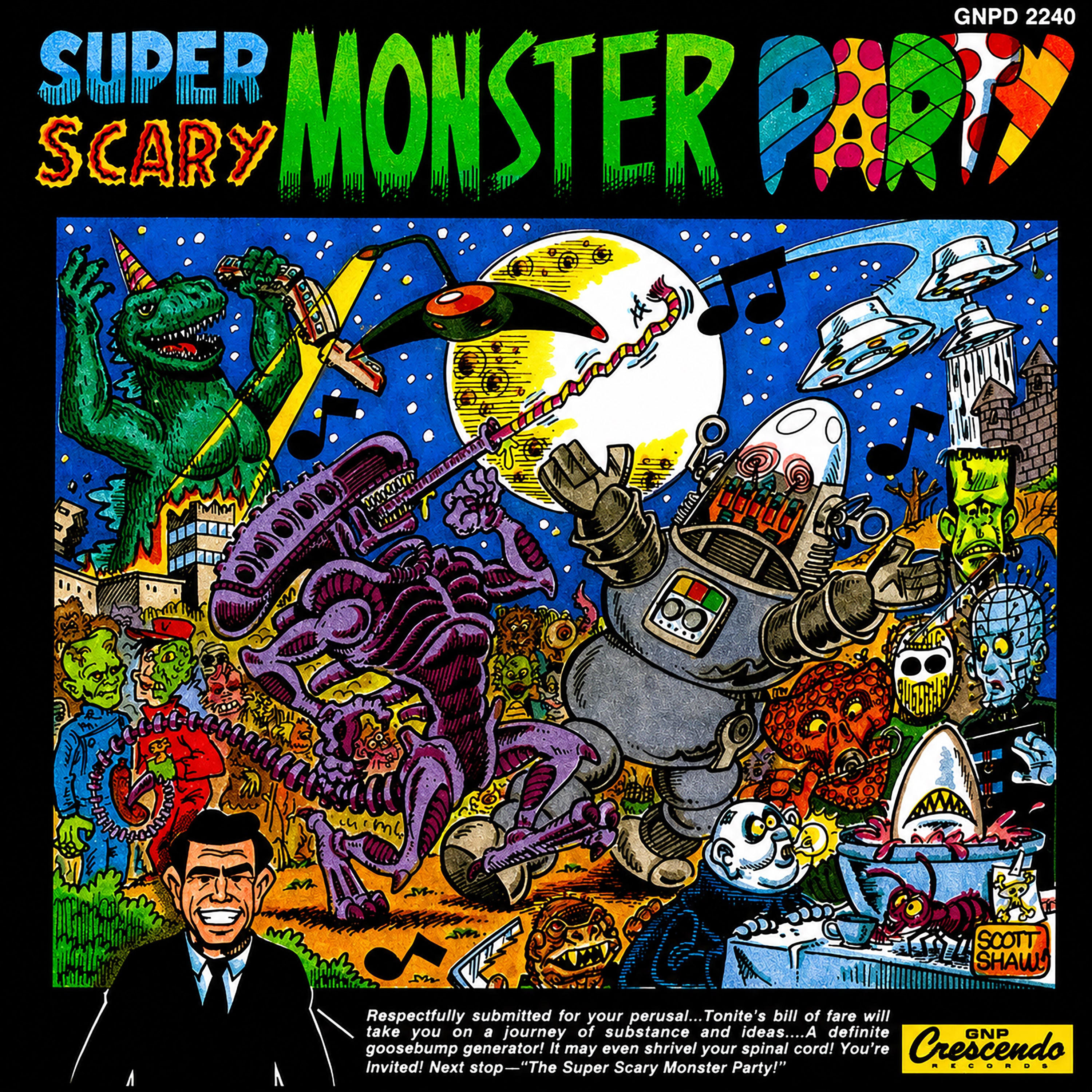 Super Scary Monster Party: Spooky TV and Movie Themes (CD)