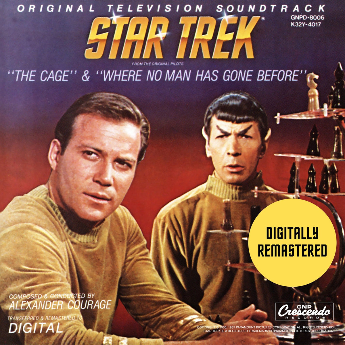 Alexander Courage - Star Trek: The Cage & Where No Man Has Gone Before (CD)