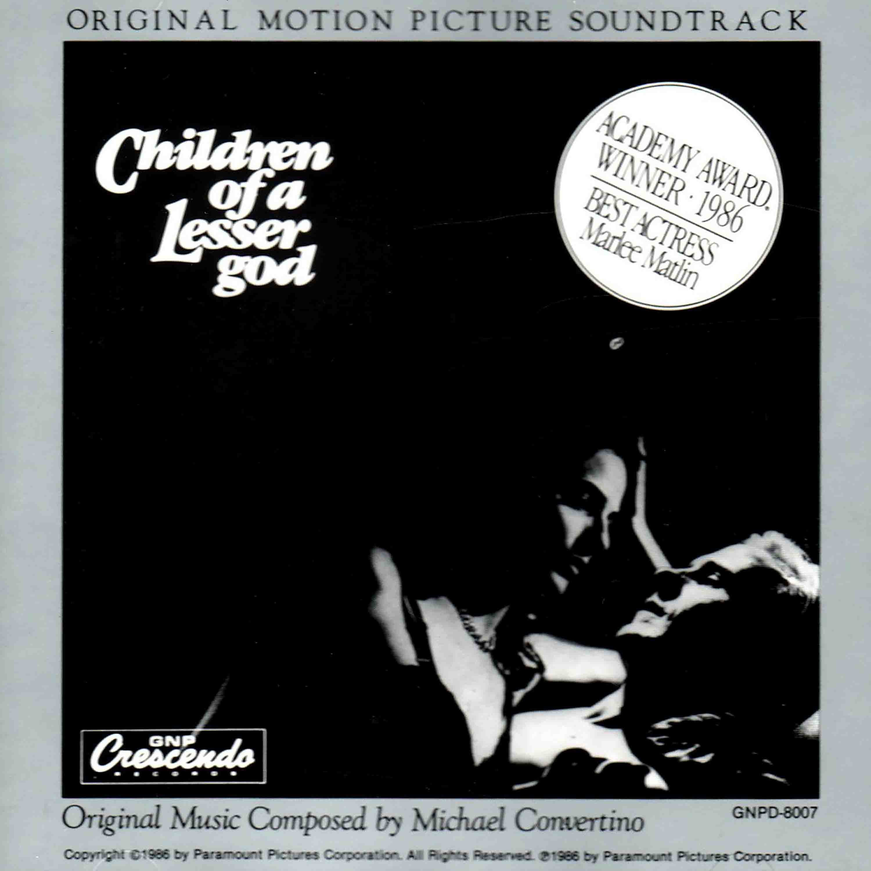 Children Of A Lesser God (Original Motion Picture Soundtrack) (CD)