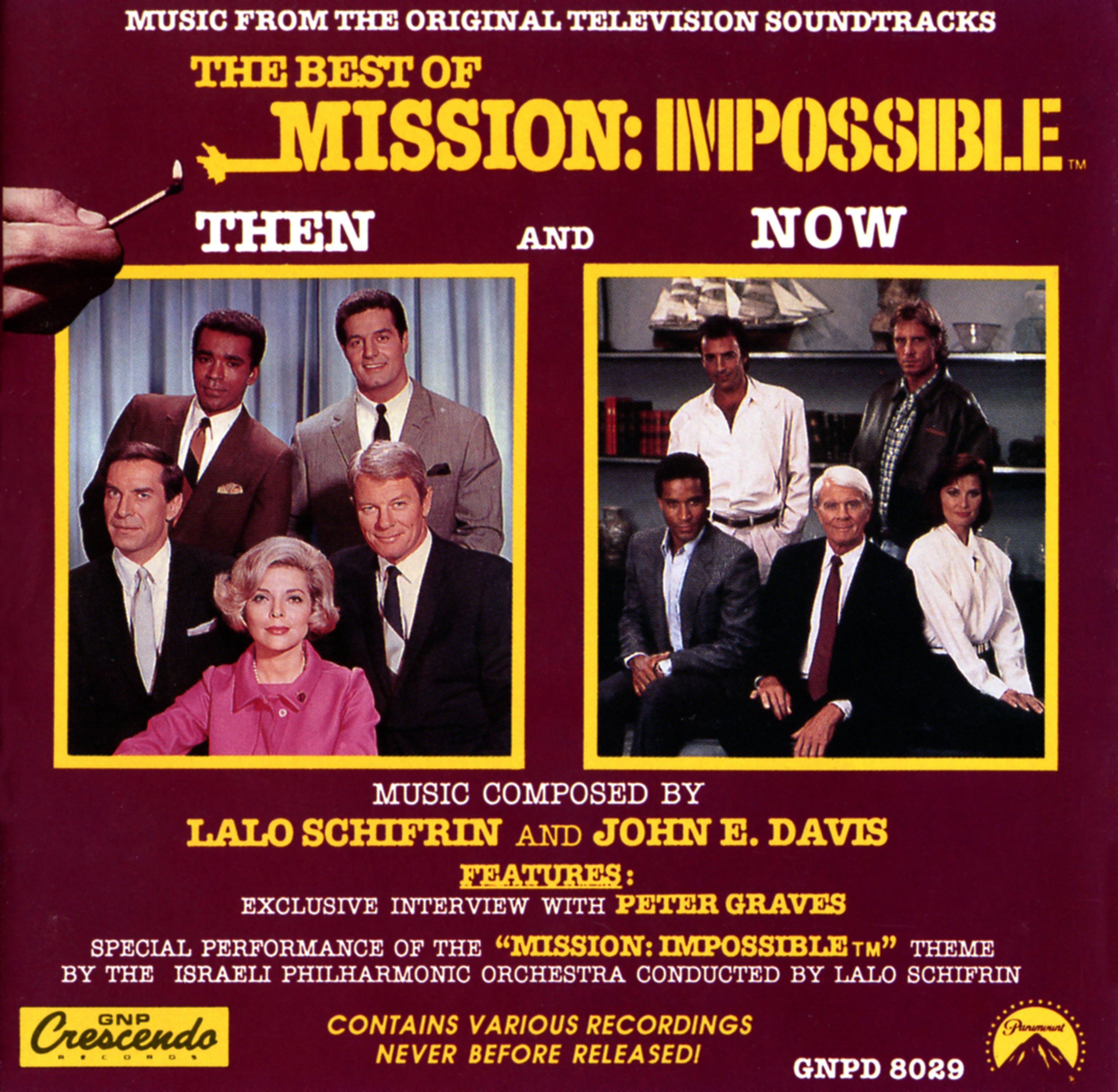 Lalo Schifrin & John E. Davis - The Best Of Mission: Impossible Then And Now (CD)