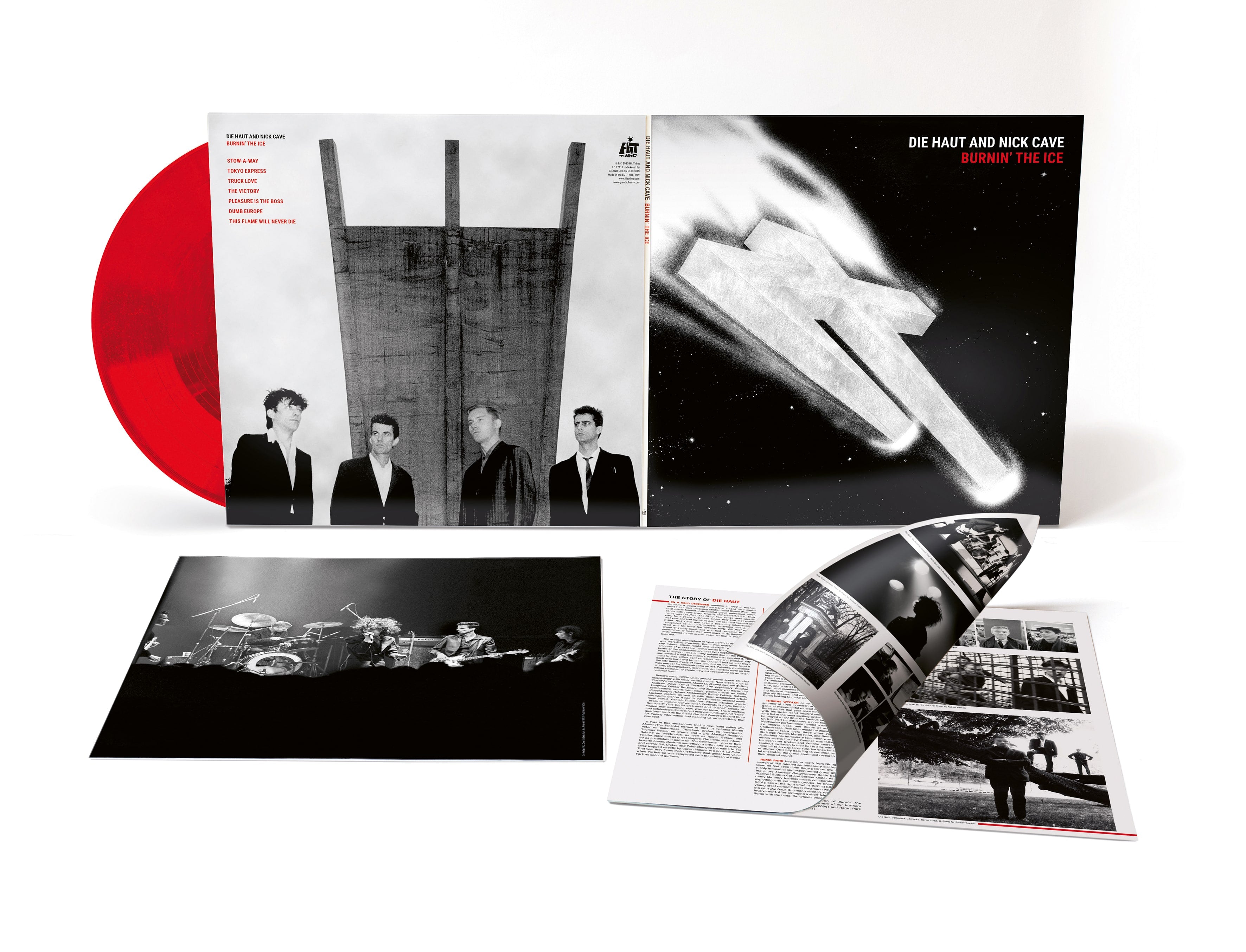 Die Haut & Nick Cave - Burnin' the Ice (Indie Exclusive) (Limited U.S. Edition in Red Vinyl) [LP]