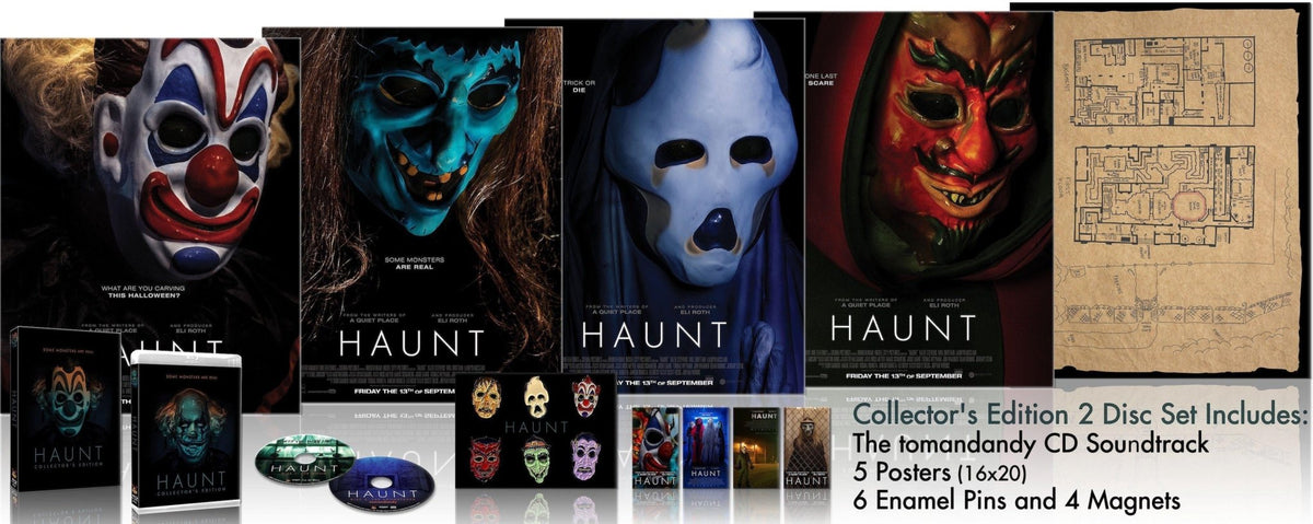 Haunt (2019) - Collector's Edition Box Set (Blu-ray + Soundtrack CD + Posters + Enamel Pins + Magnets) (Blu-ray) PREORDER