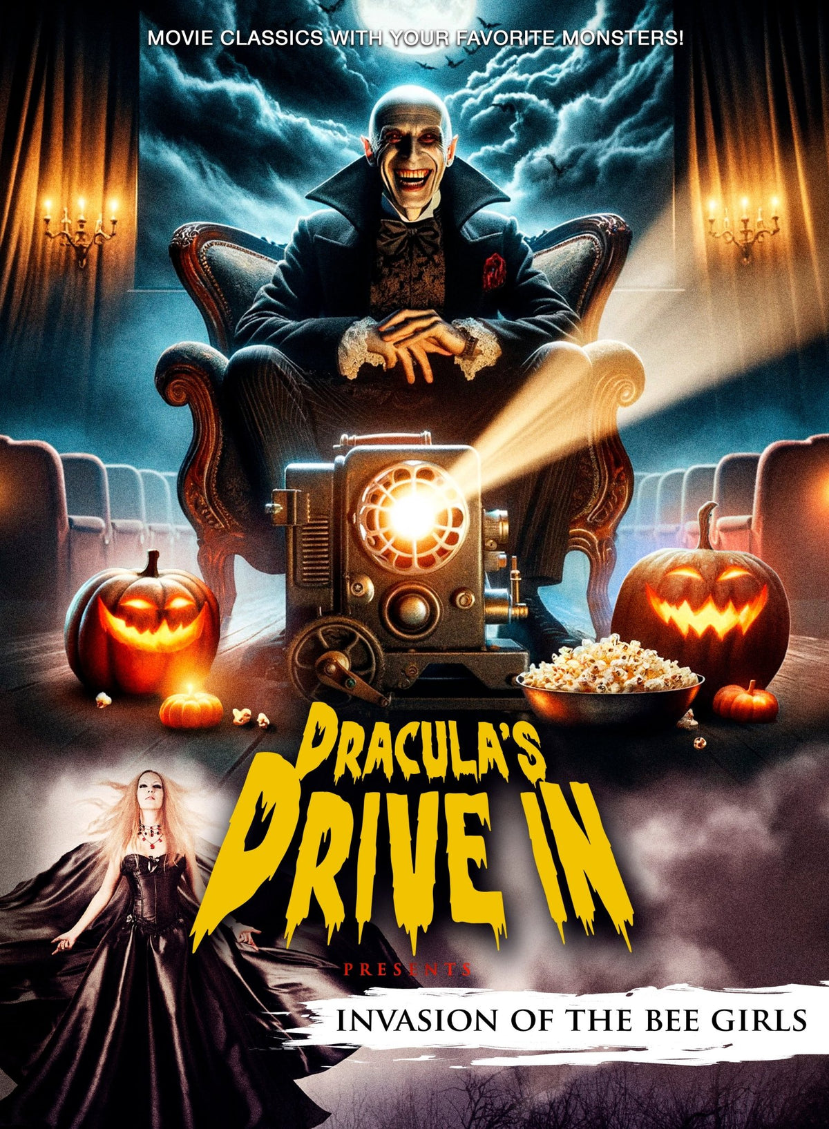 Draculas Drive-in: Invasion Of The Bee Girls (DVD)