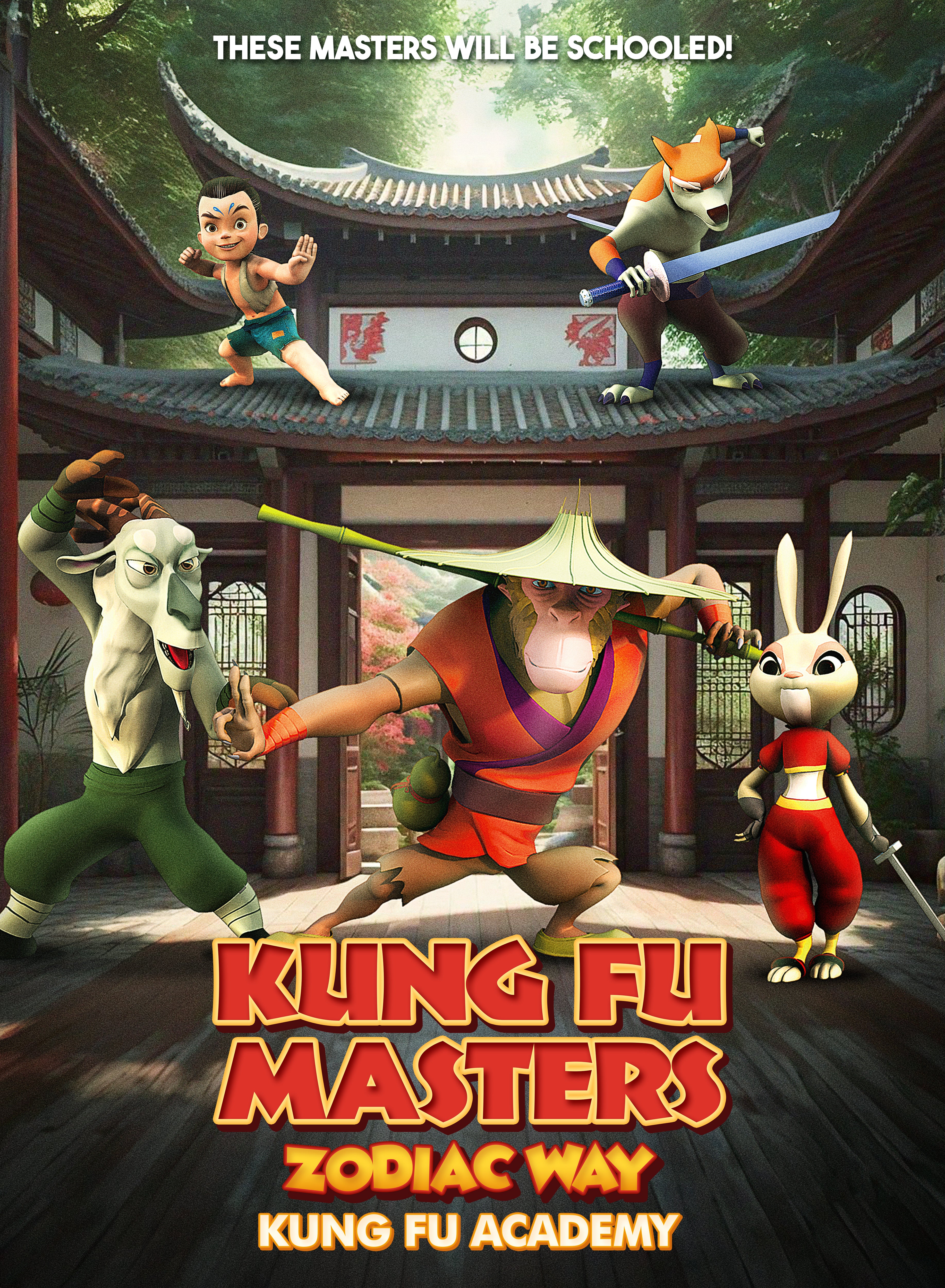 Kung Fu Masters Zodiac Way: Kung Fu Academy (DVD)