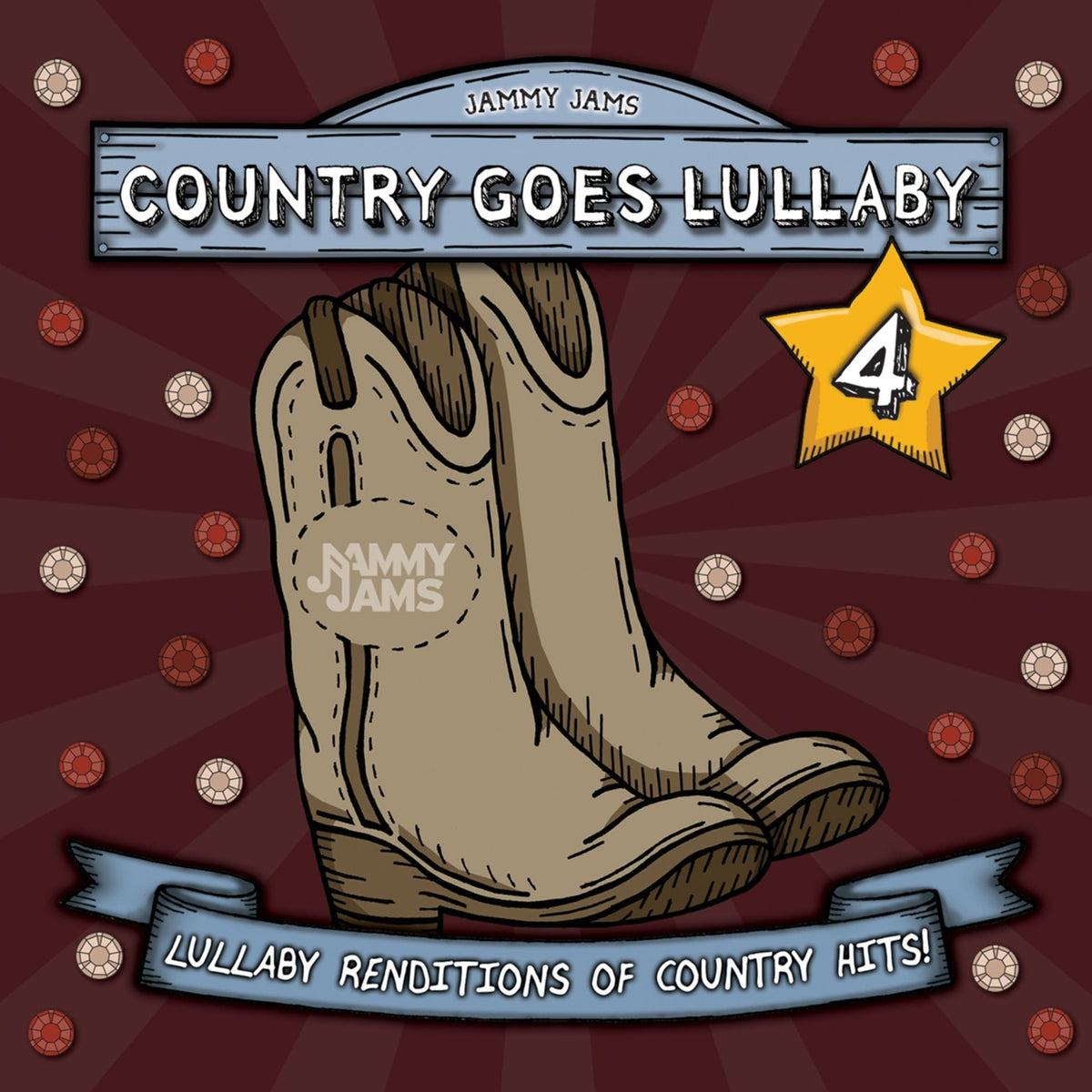 Jammy Jams - Country Goes Lullaby 4: Lullaby Renditions of Country Hits (CD)