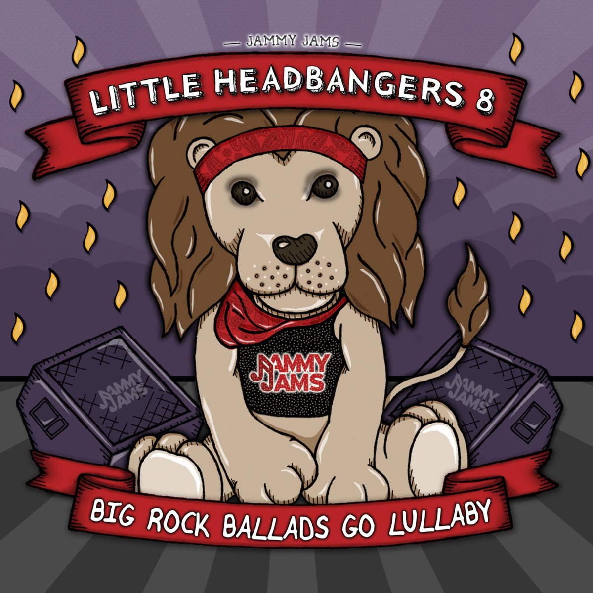 Jammy Jams - Little Headbangers 8: Big Rock Ballads Go Lullaby (CD)