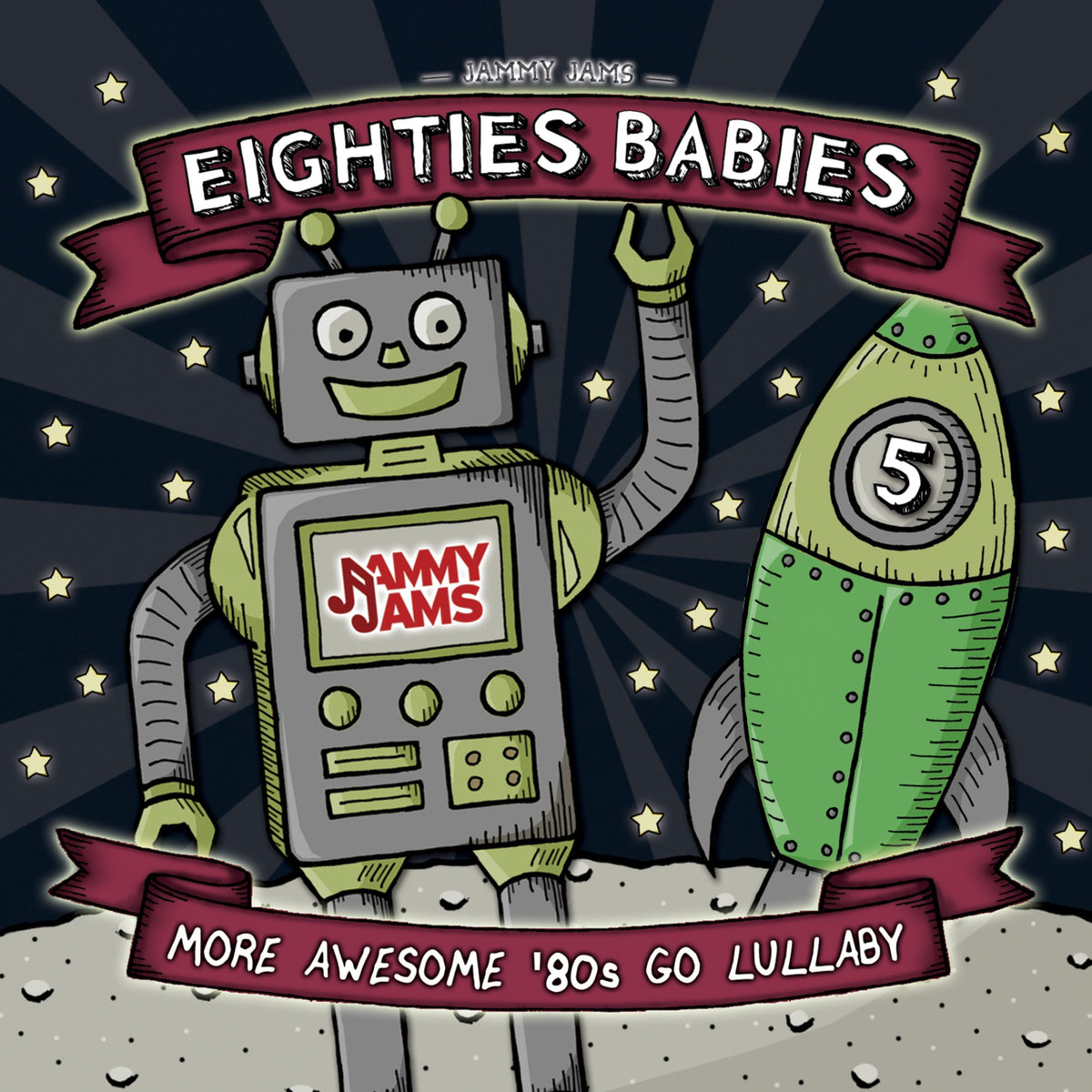 Jammy Jams - Eighties Babies 5: More Awesome ’80s Go Lullaby (CD)