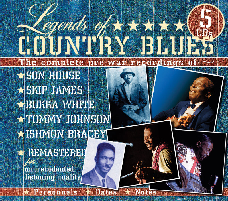White/james/house/johnson/bracey - Legends Of Country Blues1928-1942 (CD)
