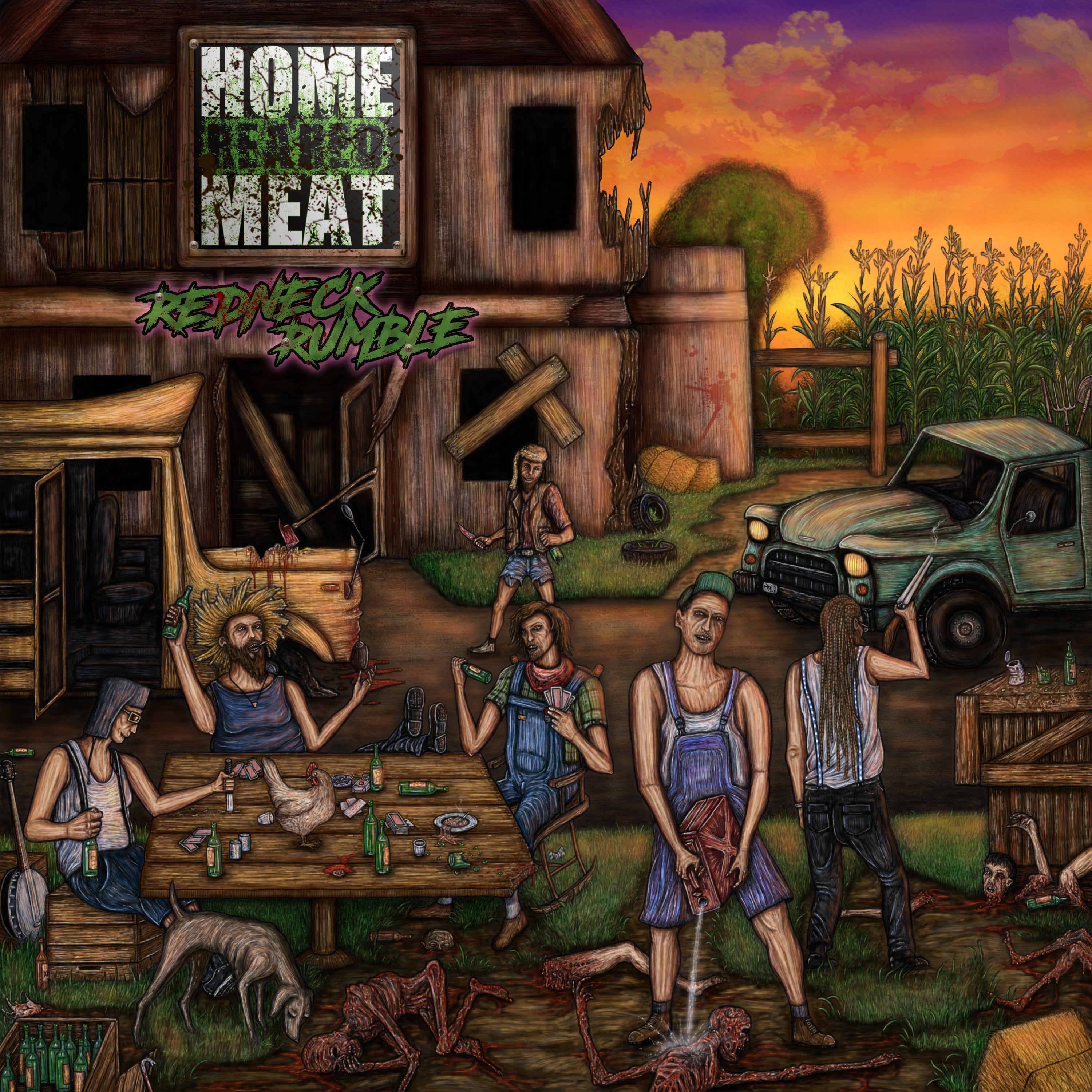 Home Reared Meat - Redneck Rumble (CD)