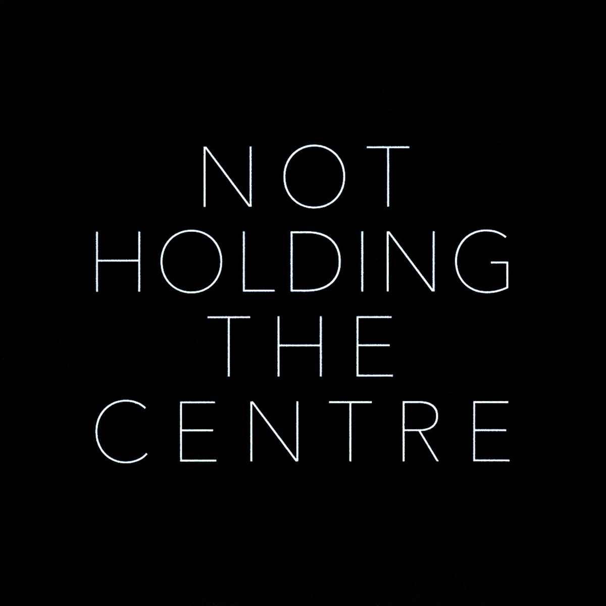 THE RED PROPELLERS - Not Holding The Centre (CD)