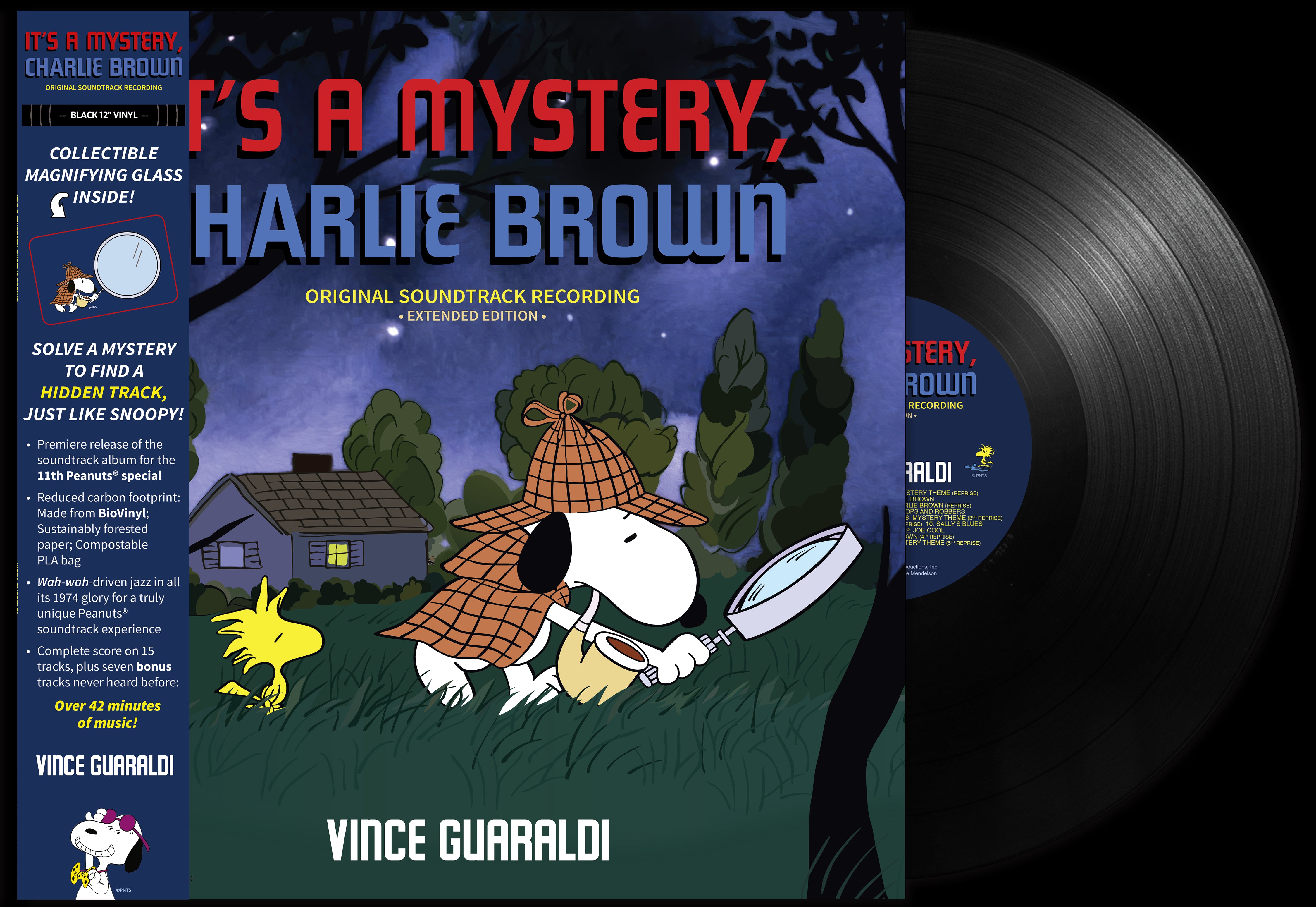 Vince Guaraldi - It's a Mystery, Charlie Brown (Original Soundtrack Recording) (Guaraldi 75th Anniversary Extended Edition) (LP) PREORDER