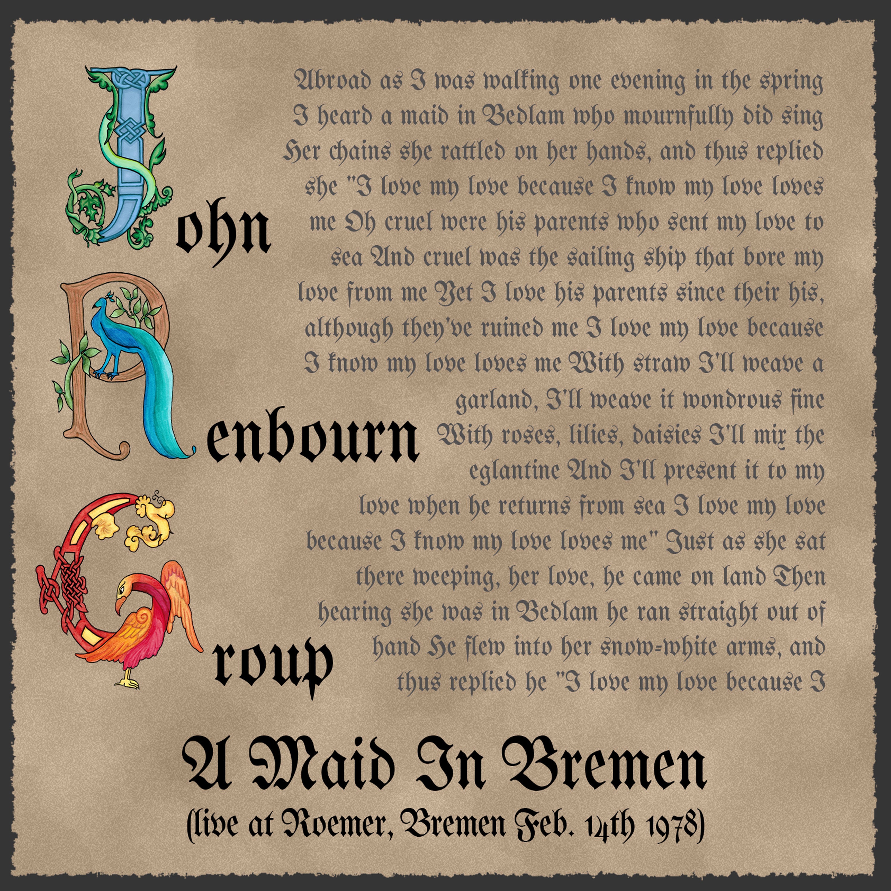 John Renbourn Group - A Maid In Bremen (Live At Roemer, Bremen Feb. 14th 1978) (CD)