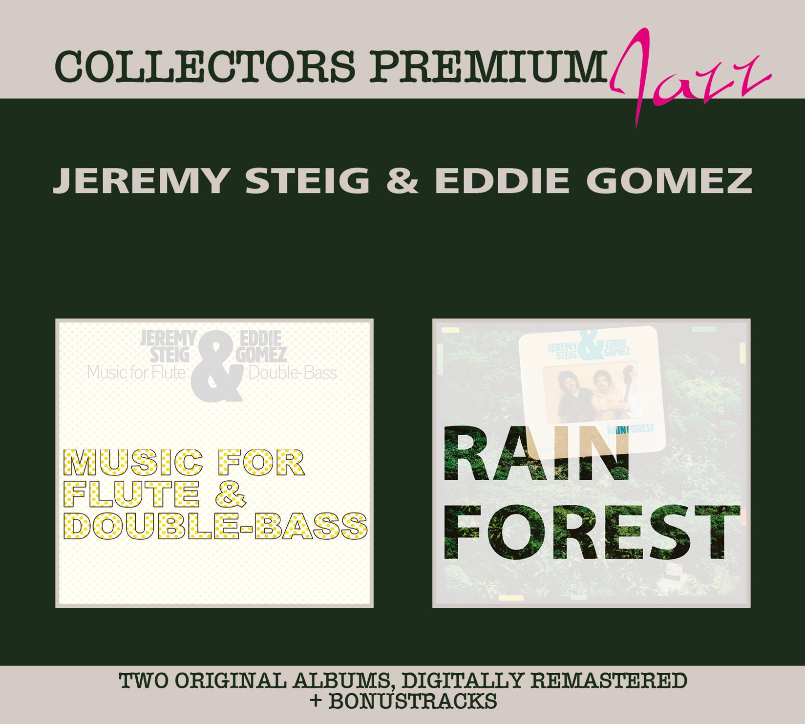 Jeremy Steig And Eddie Gomez - Rain Forest & Music For Flute And Double Bass (CD)