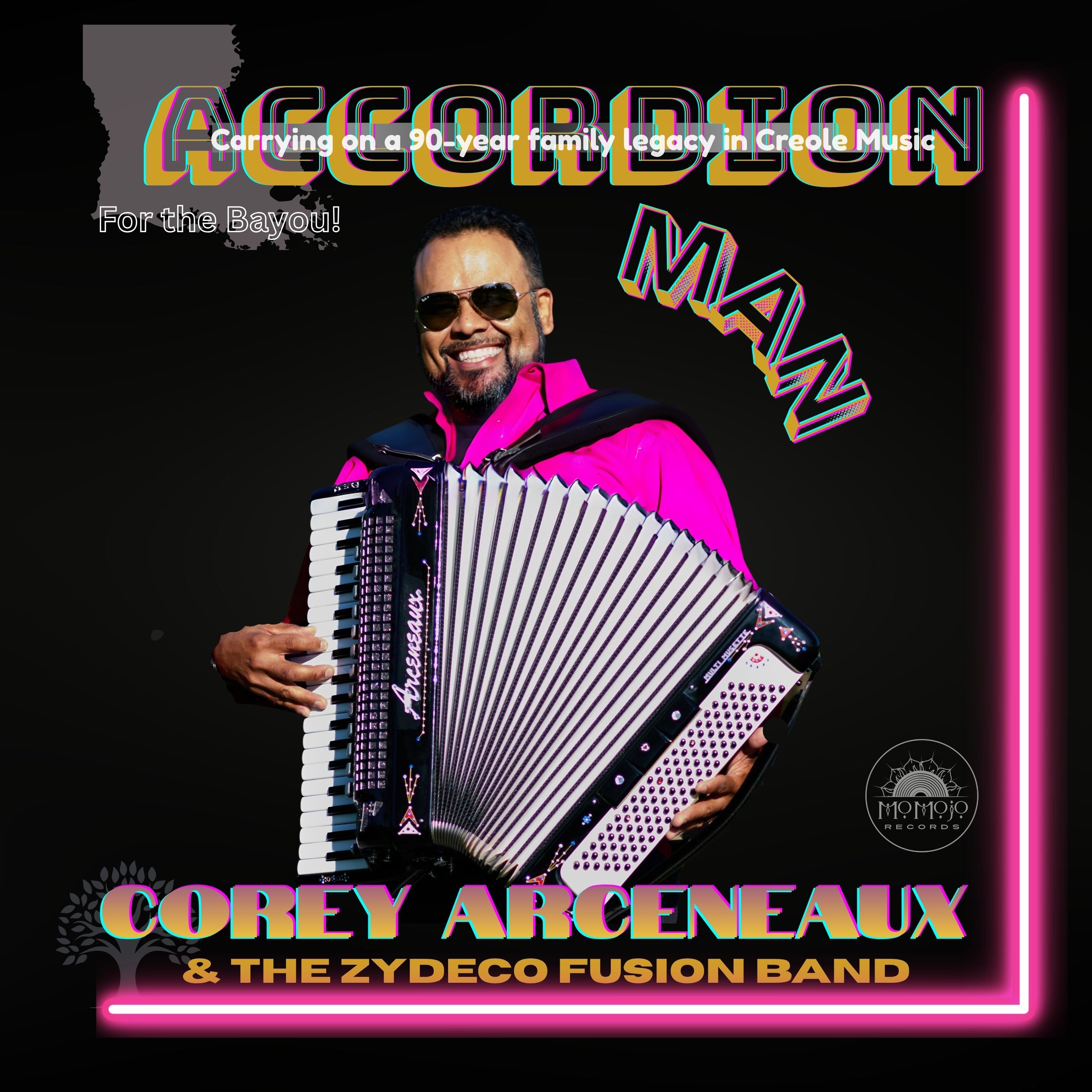 Corey Arceneaux And The Zydeco Fusion Band - Accordion Man (CD)