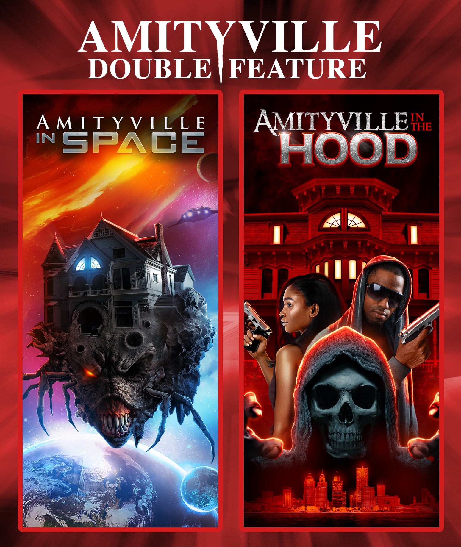 Amityville In The Hood/Amityville In Space [Double Feature Blu-ray] (Blu-ray)