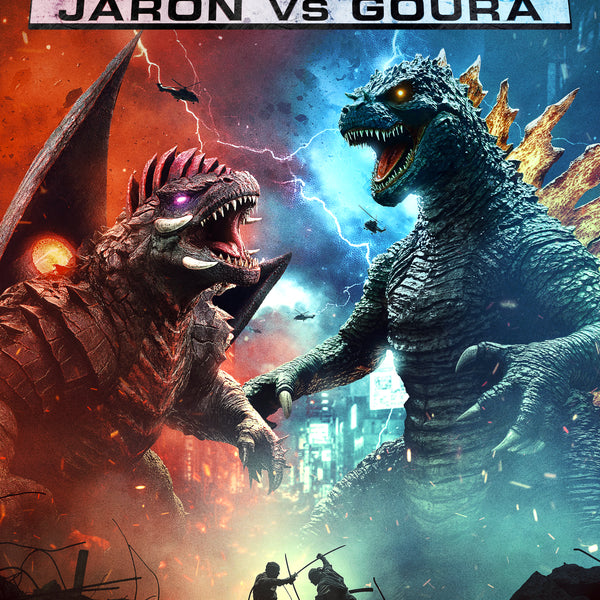 war of the monsters poster War Of The Ninja Monsters: Jaron Vs Goura (DVD)
