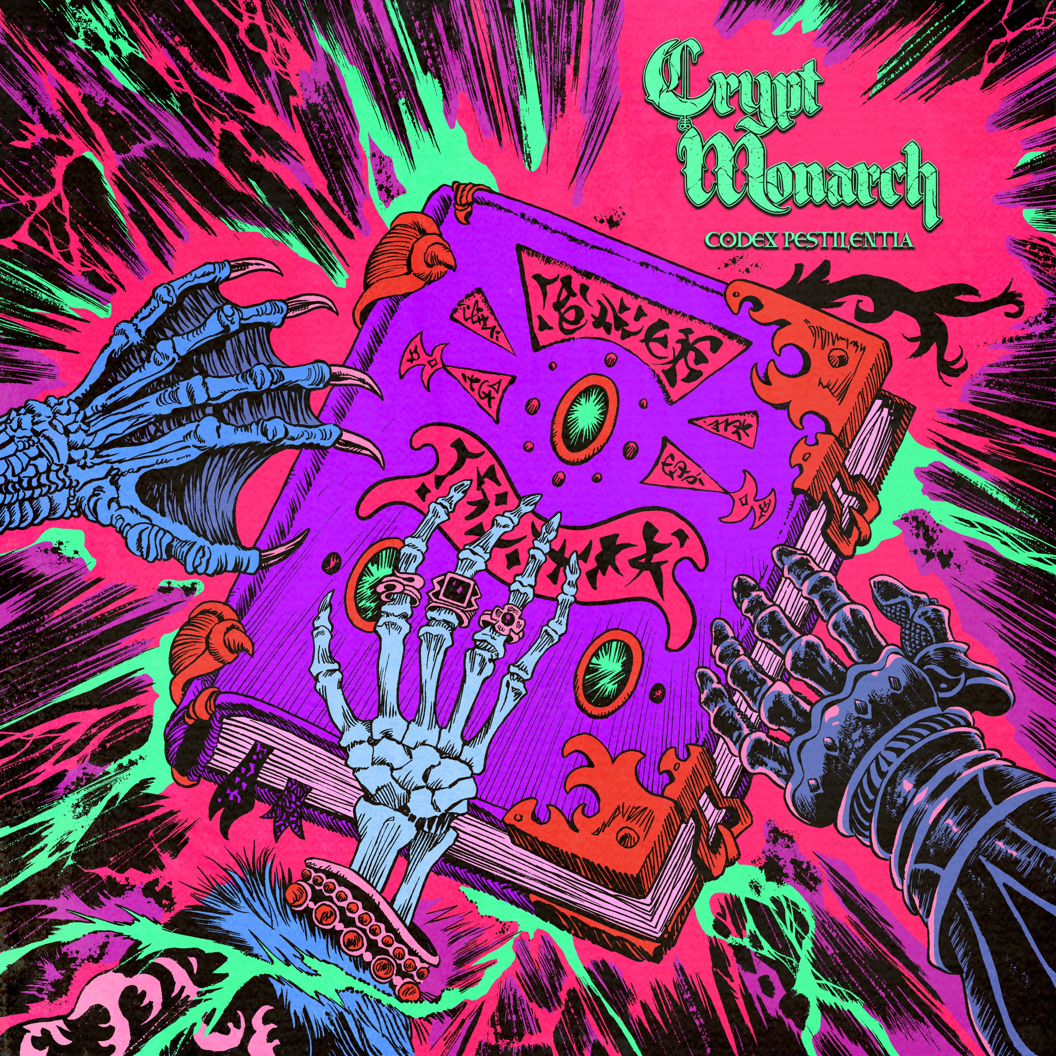 Crypt Monarch - Codex Pestilentia [Dark Shard Edition: Red/Purple Marbled Vinyl] (LP)