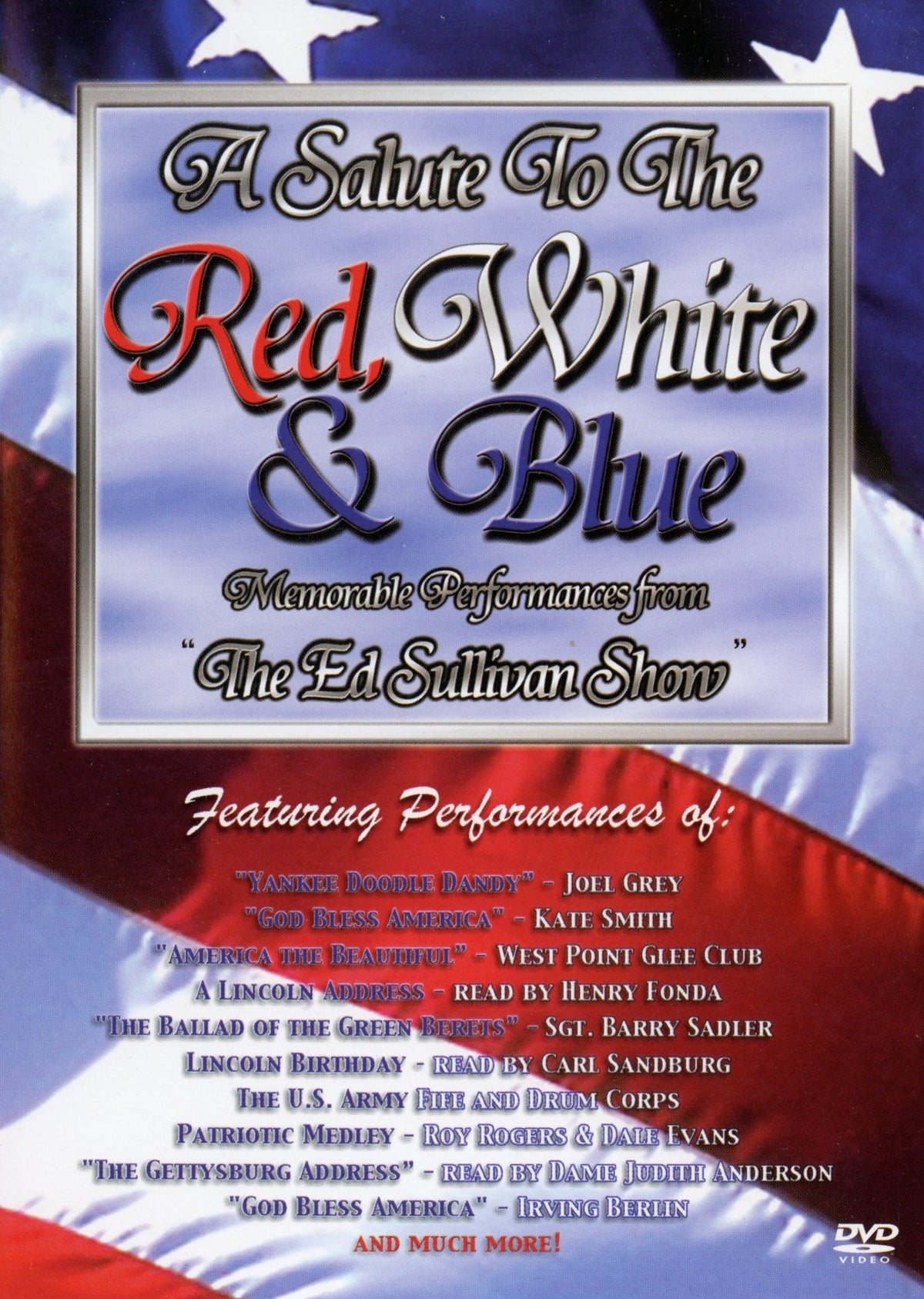 A Salute To The Red, White & Blue: Memorable Performances From The Ed Sullivan Show (DVD)