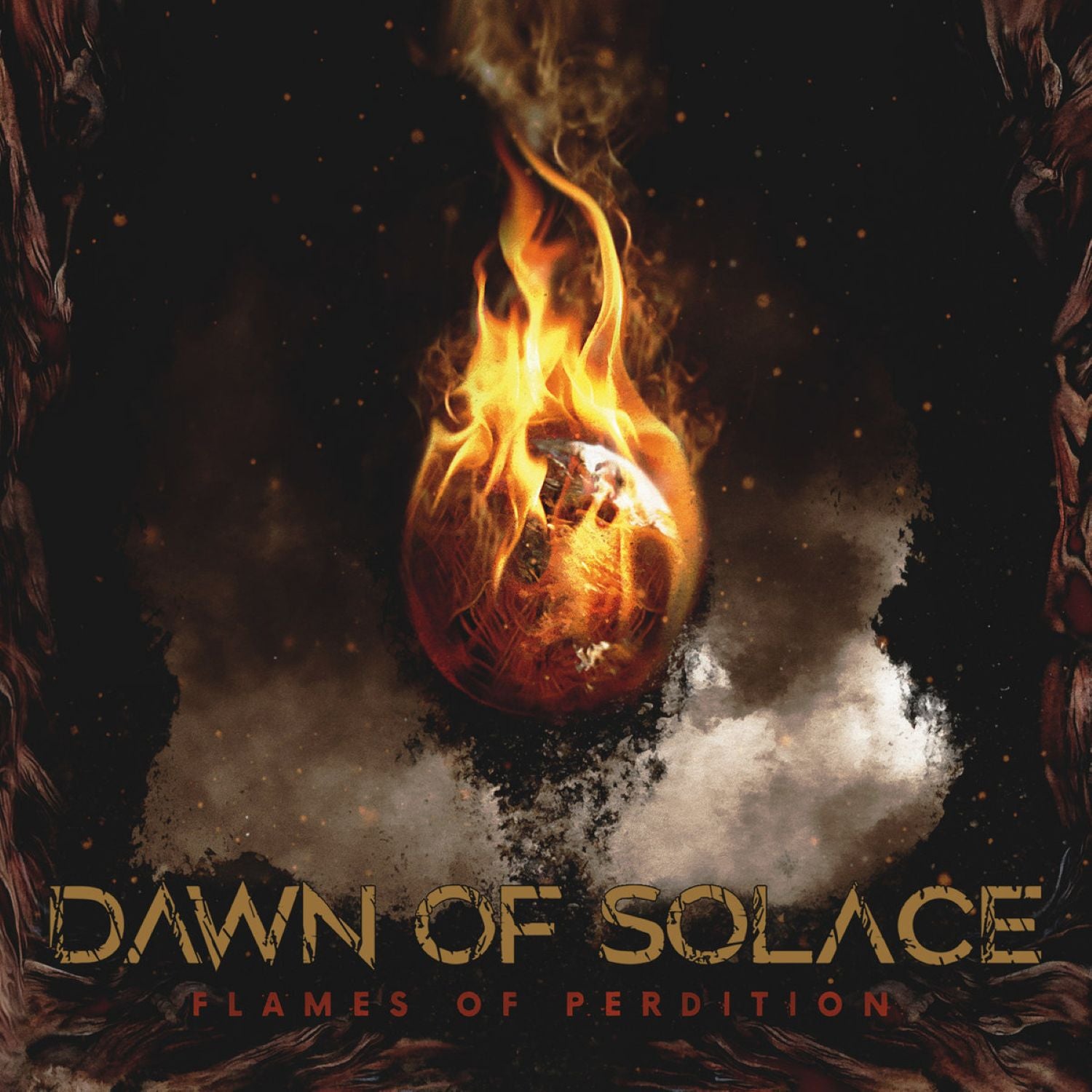 Dawn of Solace - Flames of Perdition (Gold/Black Splatter 2LP) (LP)