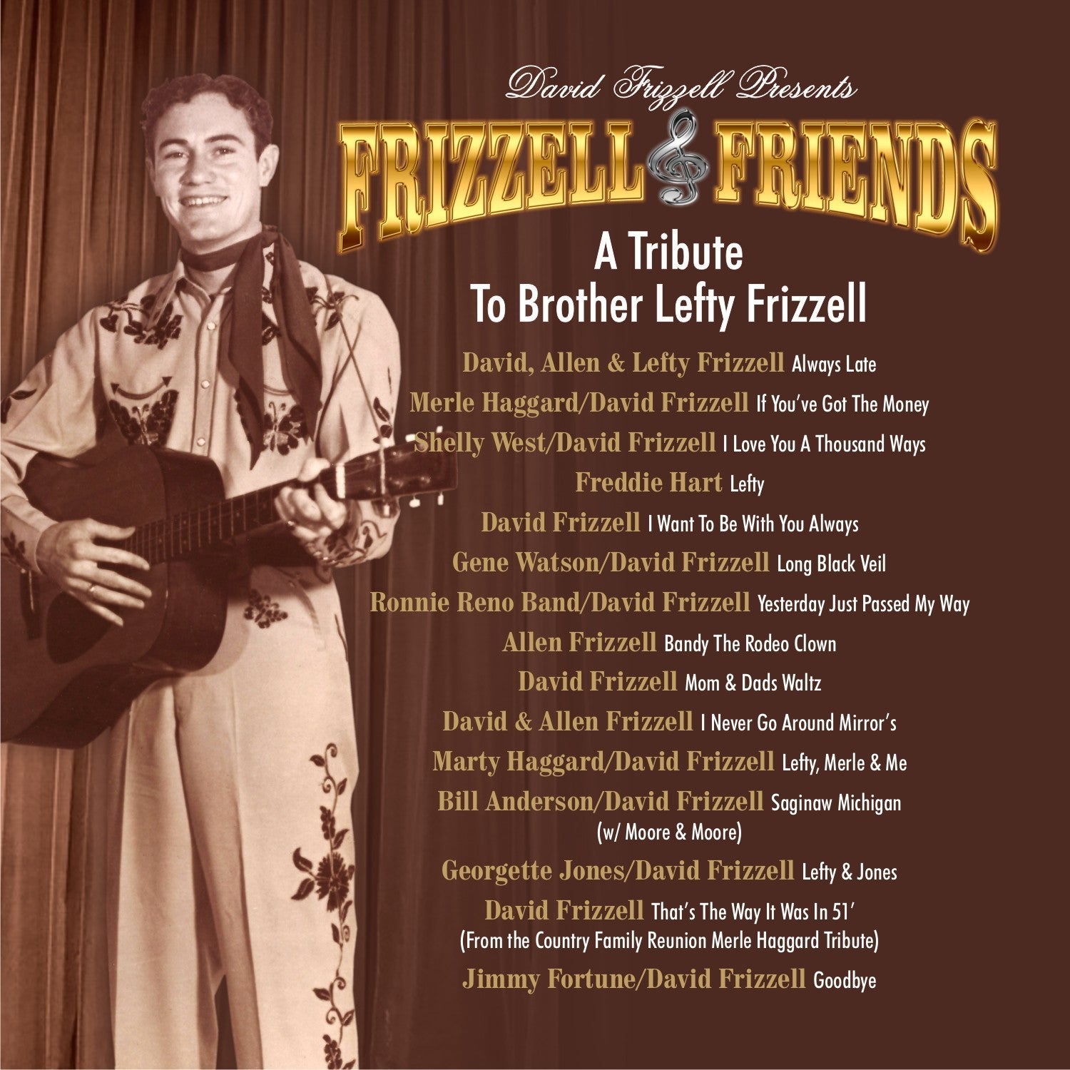 David Frizzell & Friends - A Tribute To Brother Lefty Frizzell (CD)