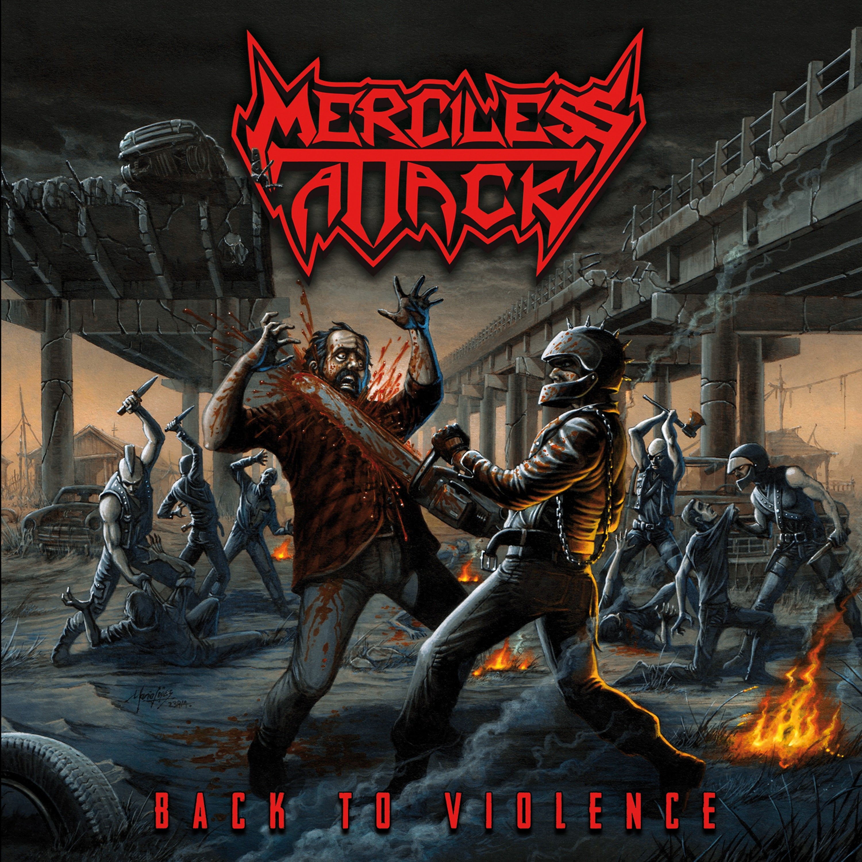 Merciless Attack - Back To Violence [Reissue] (CD)