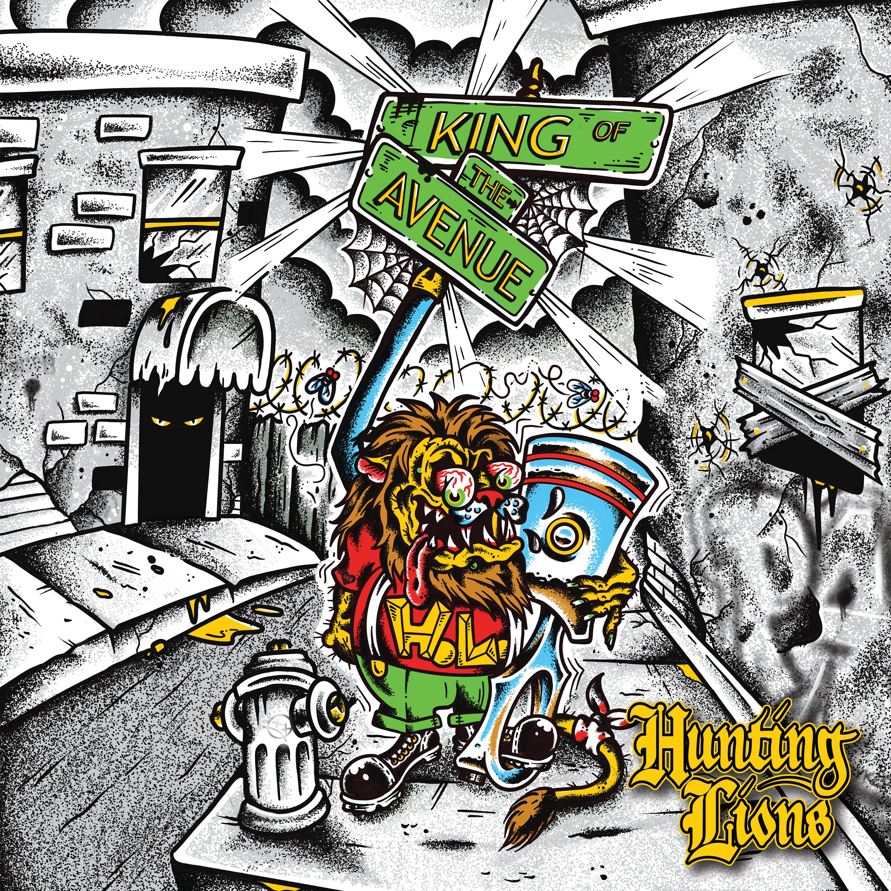 Hunting Lions - King Of The Avenue (LP)