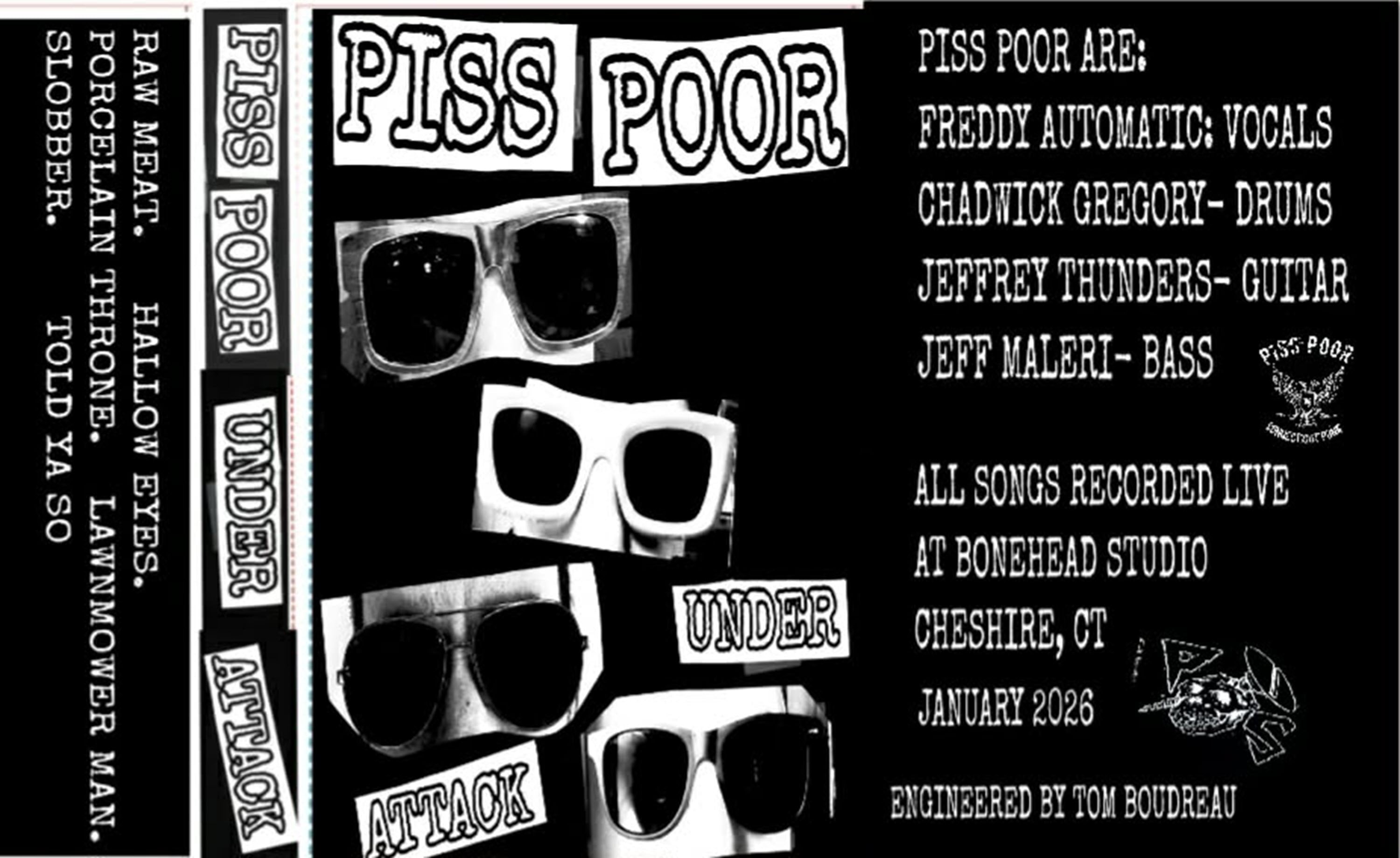 Piss Poor - Under Attack (CASSETTE)